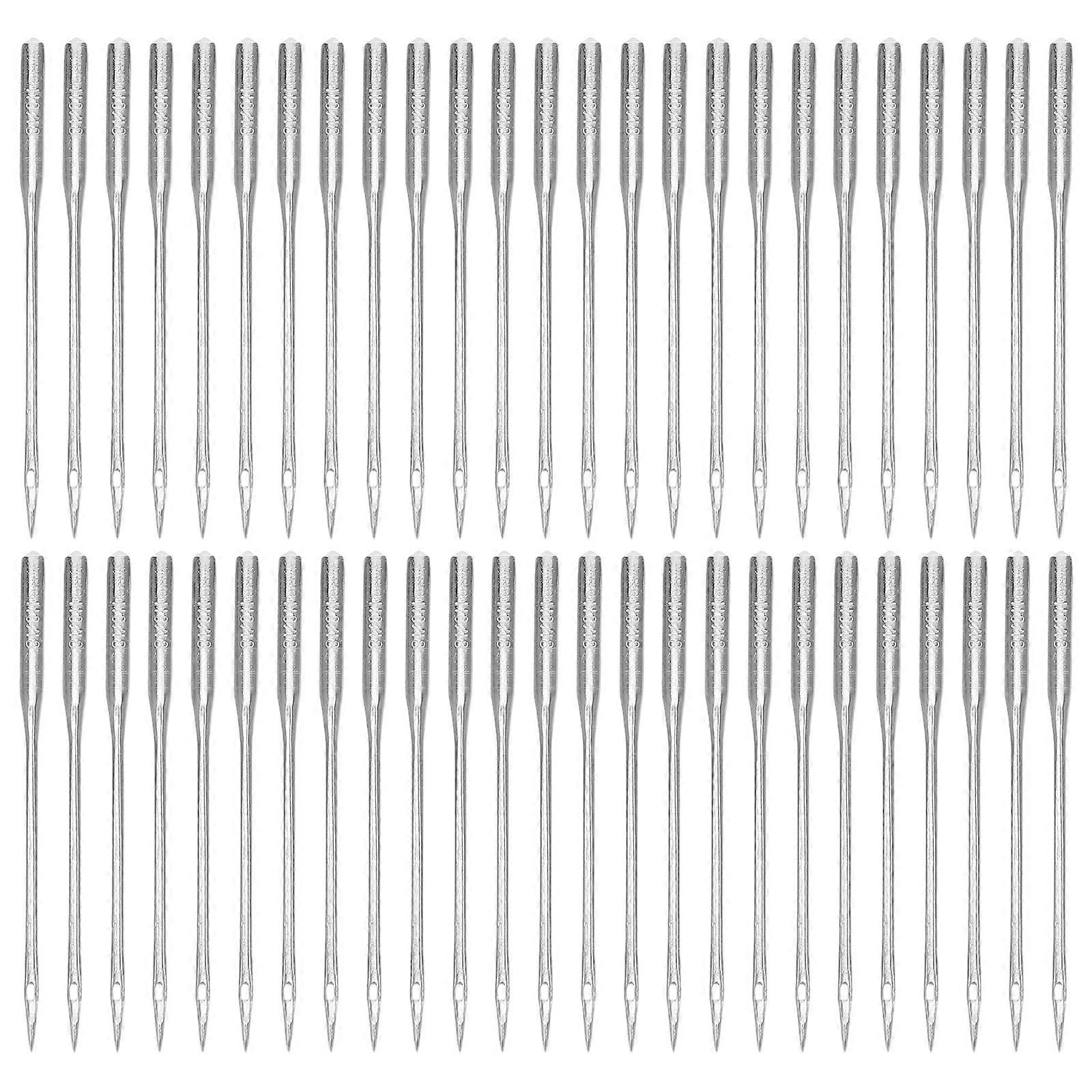 Sewing Machine Needles For DIY 50Pcs Ideal For Home Sewing With Reduced Thread Breakage And Material Protection Design