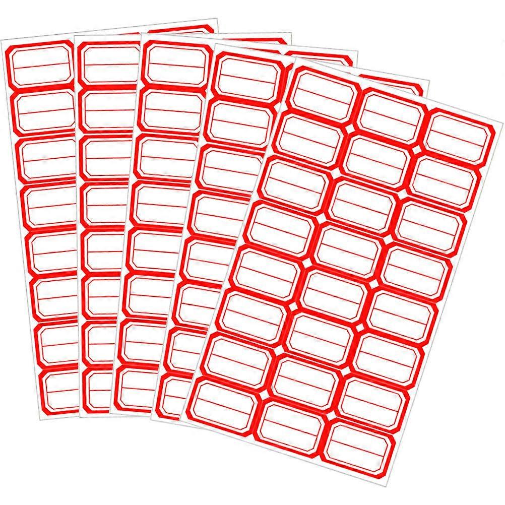 Portable Sticky Labels with Self-adhesive Design for Daily Use Red Color 140 Sheets