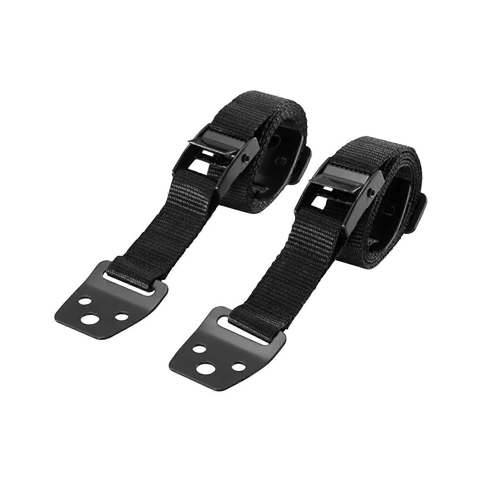 TV Fixing Straps, Furniture Wall Anchors for Baby Lock, Adjustable Furniture Tilt Protection Straps for Dresser, Bookcase, TV Stand, Black Buckle 2pcs