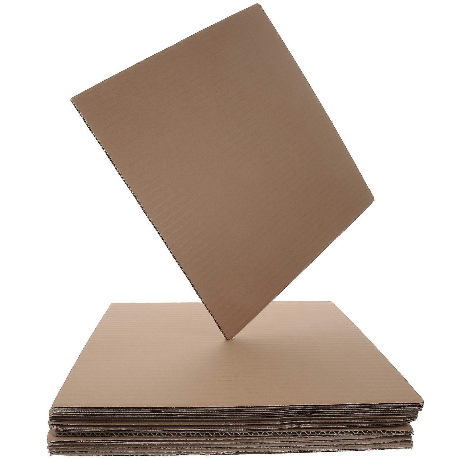 12Pcs Cardboard Sheets Double Sided DIY Paperboard Crafts Packing Cardboard Making Material