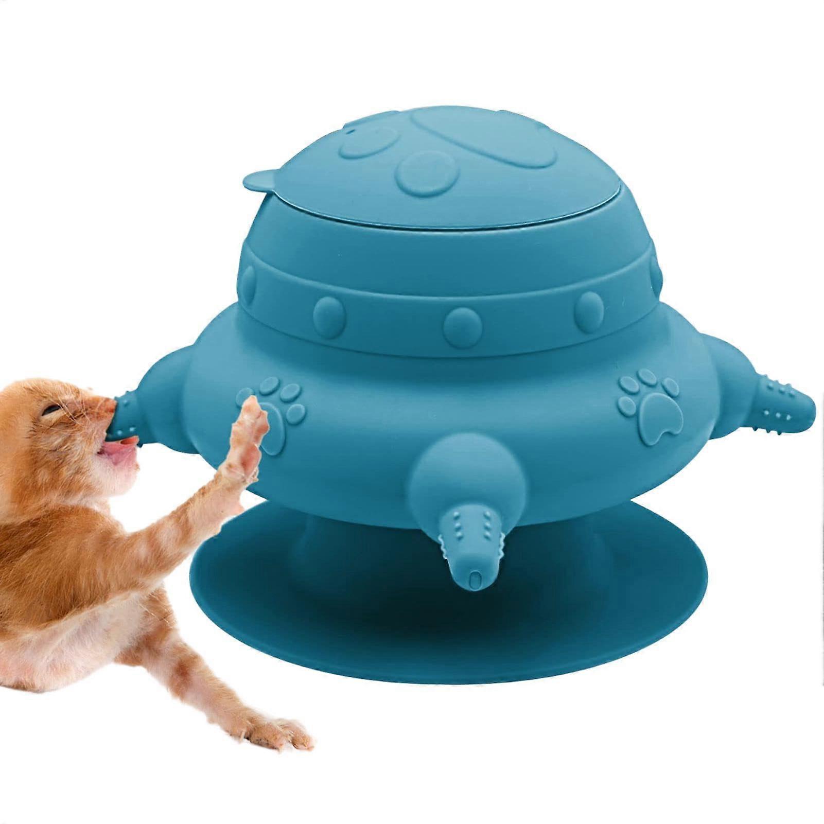 Puppy Feeder Milk Bowl, 14.22 cm/5.6 in, 240 ml, Soft Silicone Material, Easy-Latch Design