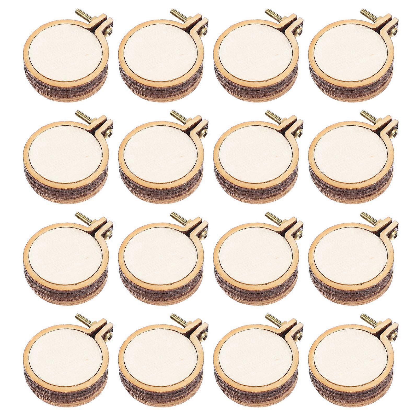 20 sets of Mini Embroidery Pendants DIY Jewelry Making Findings DIY Decorations