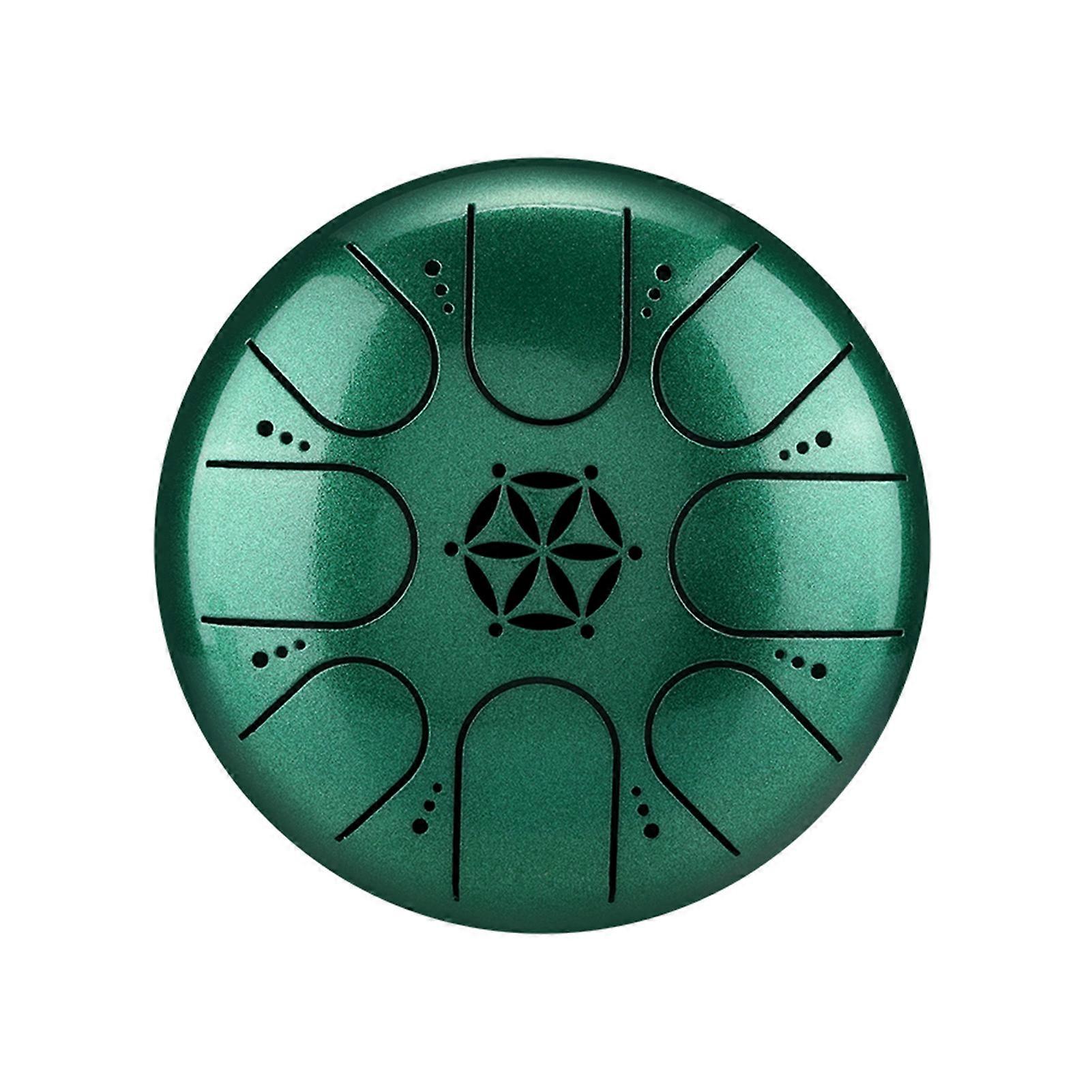5 Inch Steel Tongue Drum 8 Notes Handpan Drum with Drum Mallet Finger Picks Percussion for Meditation Yoga