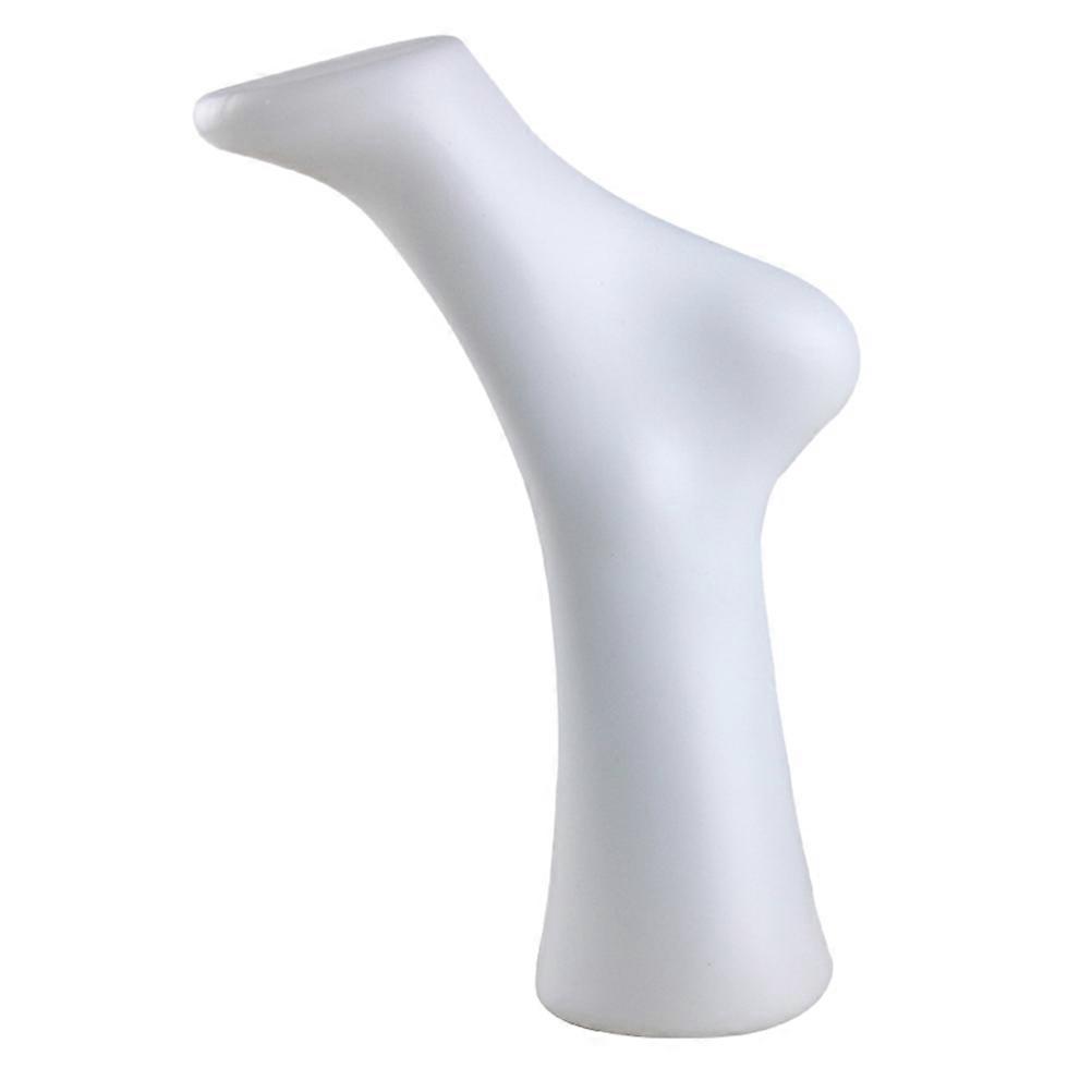 Plastic Shoe Tree Mannequin Leg for Men Shoes Display Stand White Material Avoid Creasing 1Pc