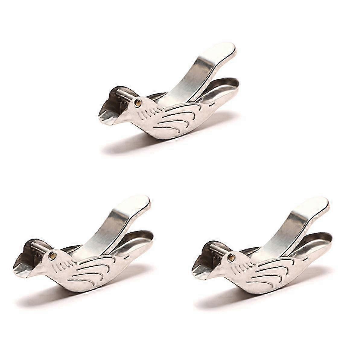 Bird Lemon Squeezer Stainless Steel,Lemon Slice Squeezer,Lemon Squeezer for Beer Bottle,3Pcs