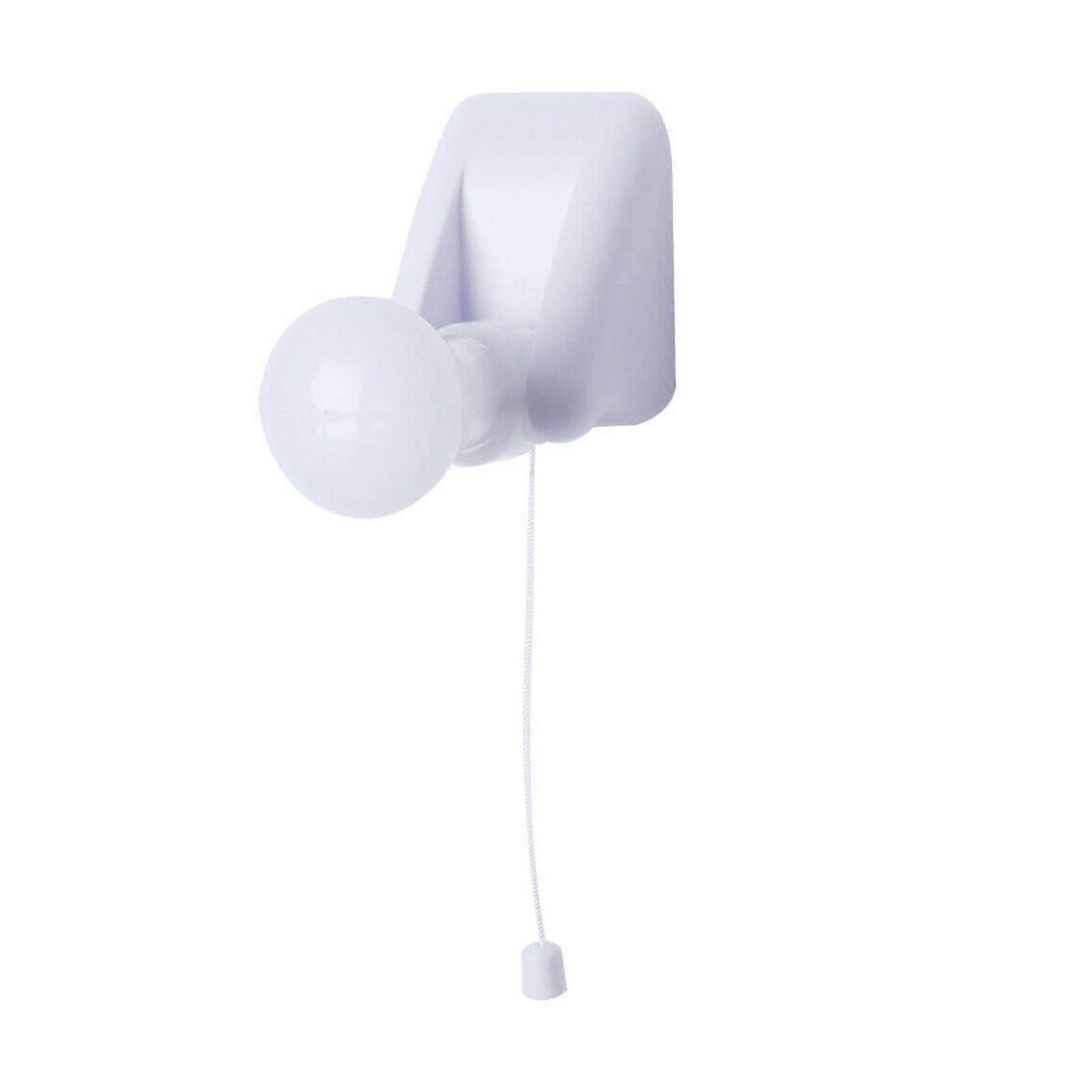 Cordless LED Light StickUp BatteryOperated Night Lamp For Workshop Portable OneSize White