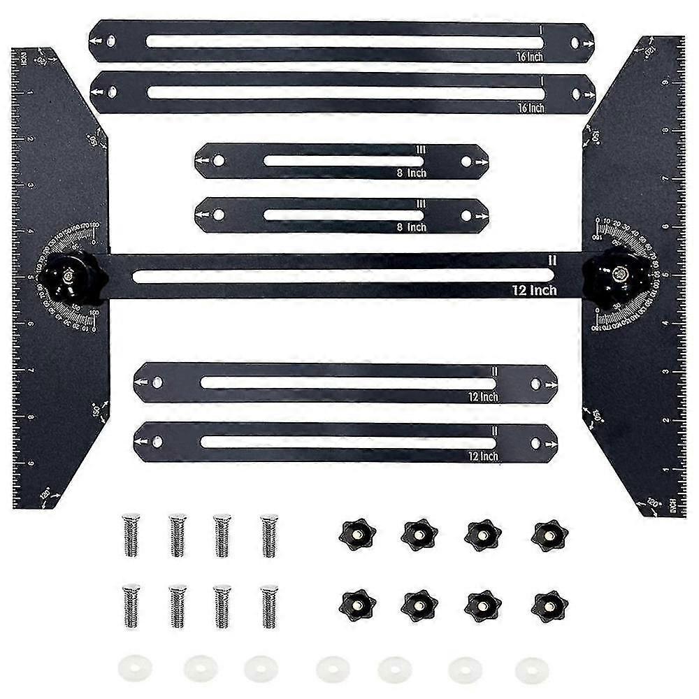 Aluminum Stair Tread Template Tool, 360rotating Stairs Treads Gauge...