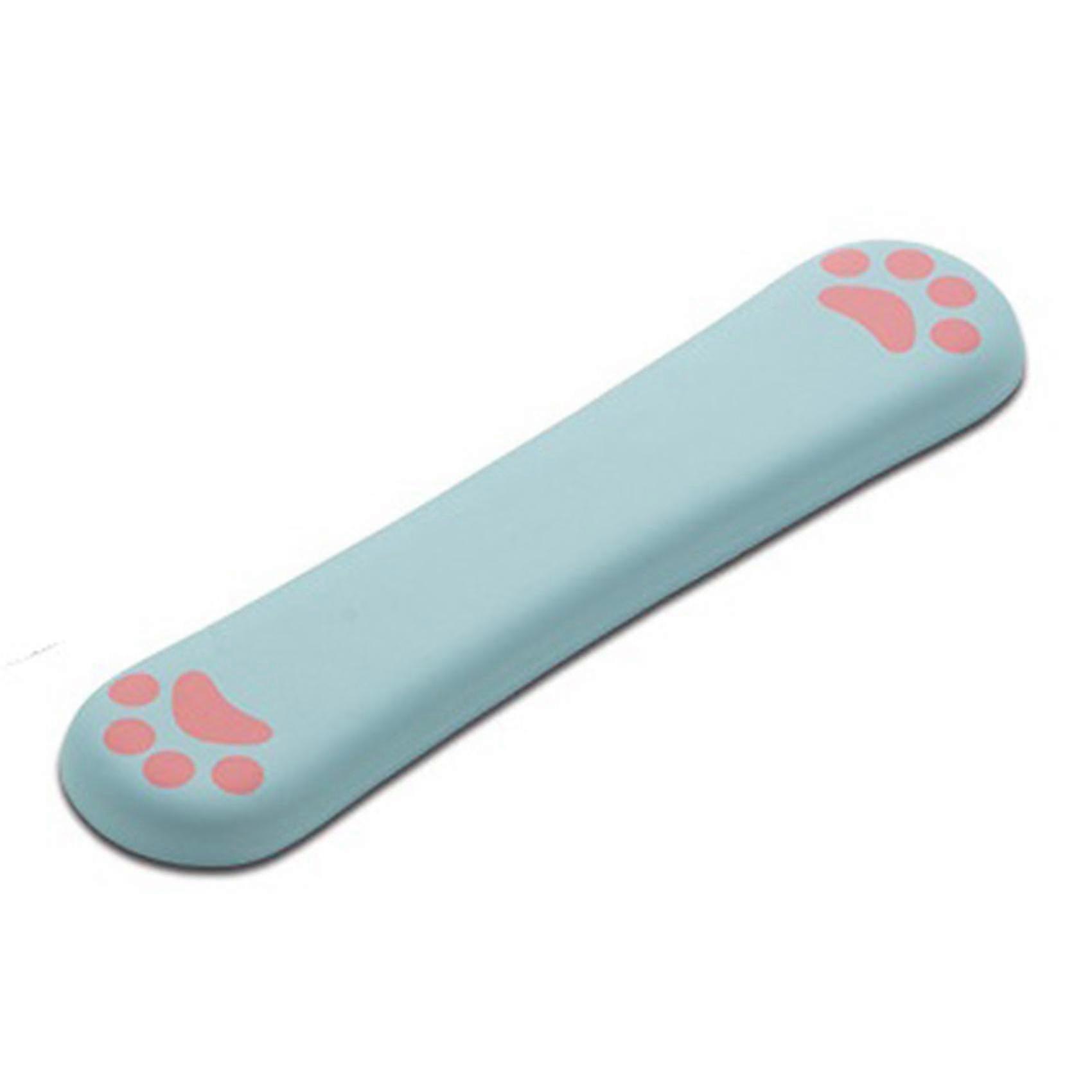 Keyboard Wrist Rest, Cute Feet Wrist Rest, Mouse Pad With Wrist Support, For Office And Home (cyan)