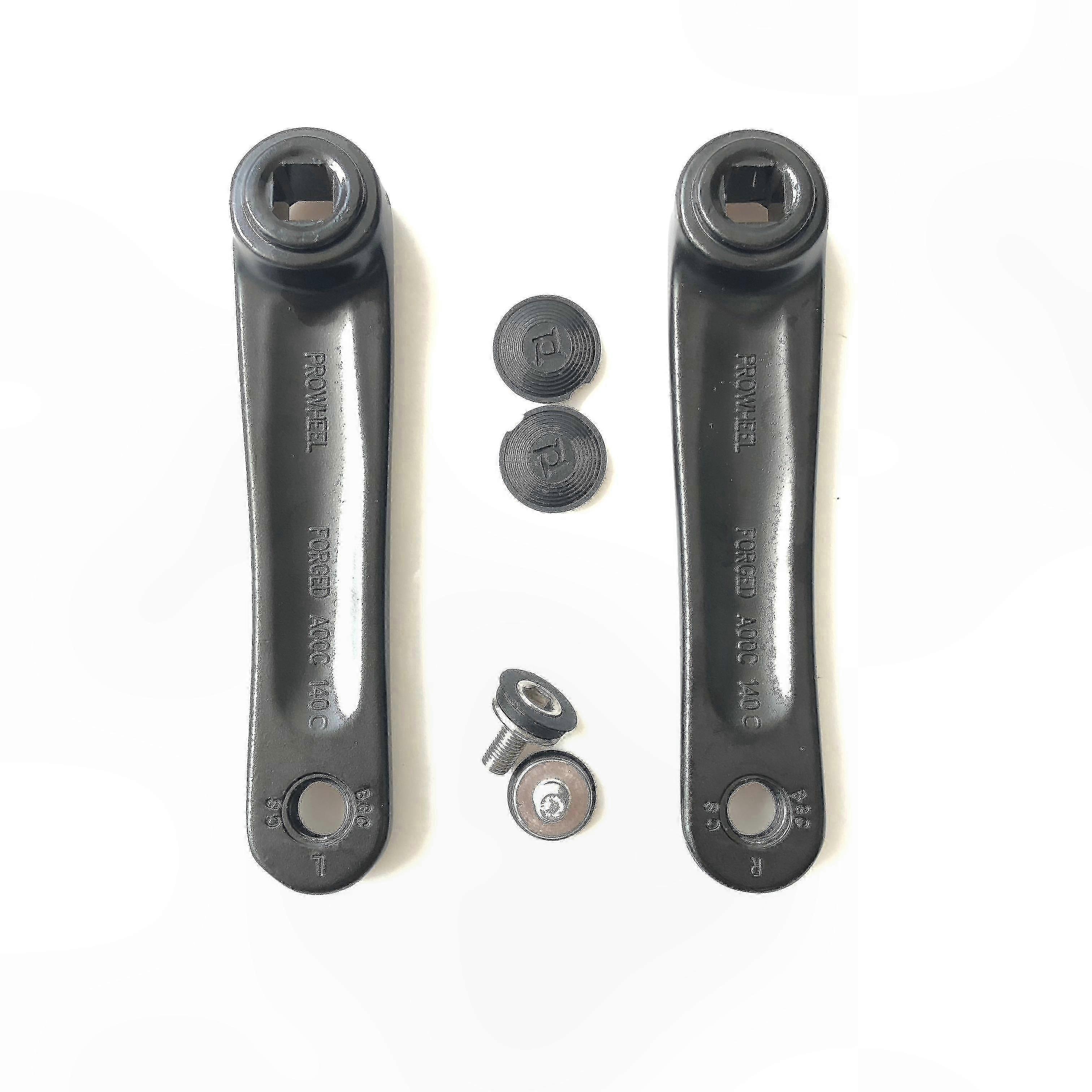Bicycle Crank Set 140mm-175mm for Mid Drive Motor Systems-Compatible with M400 & BBS Kits Include Left Right Arms