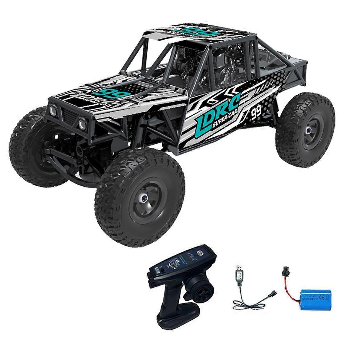For LDRC Rc Car 18499 1/18 Remote Control Climbing Car 4wd Professional Car Model Pipe Rack Vehicle Blue
