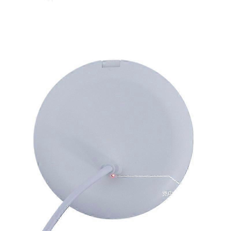 handheld small round led makeup mirror portable foldable