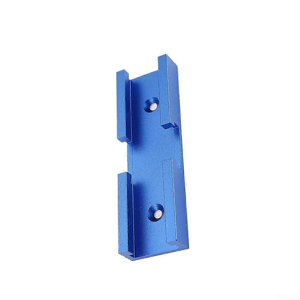 Cross Track Connector Portable Aluminum For T-Tracks Blue Compact Design