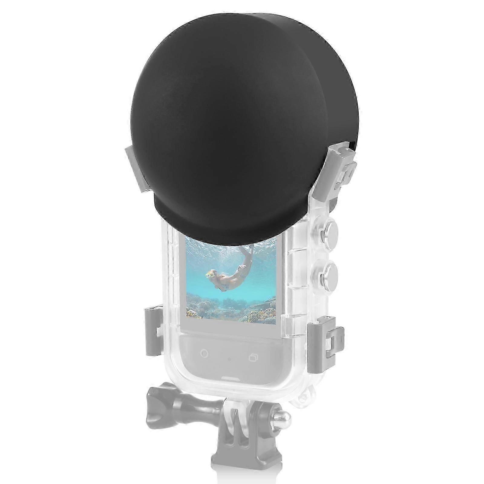 Étui de plongée invisible PULUZ pour Insta360 X5, protection d'objectif en silicone
