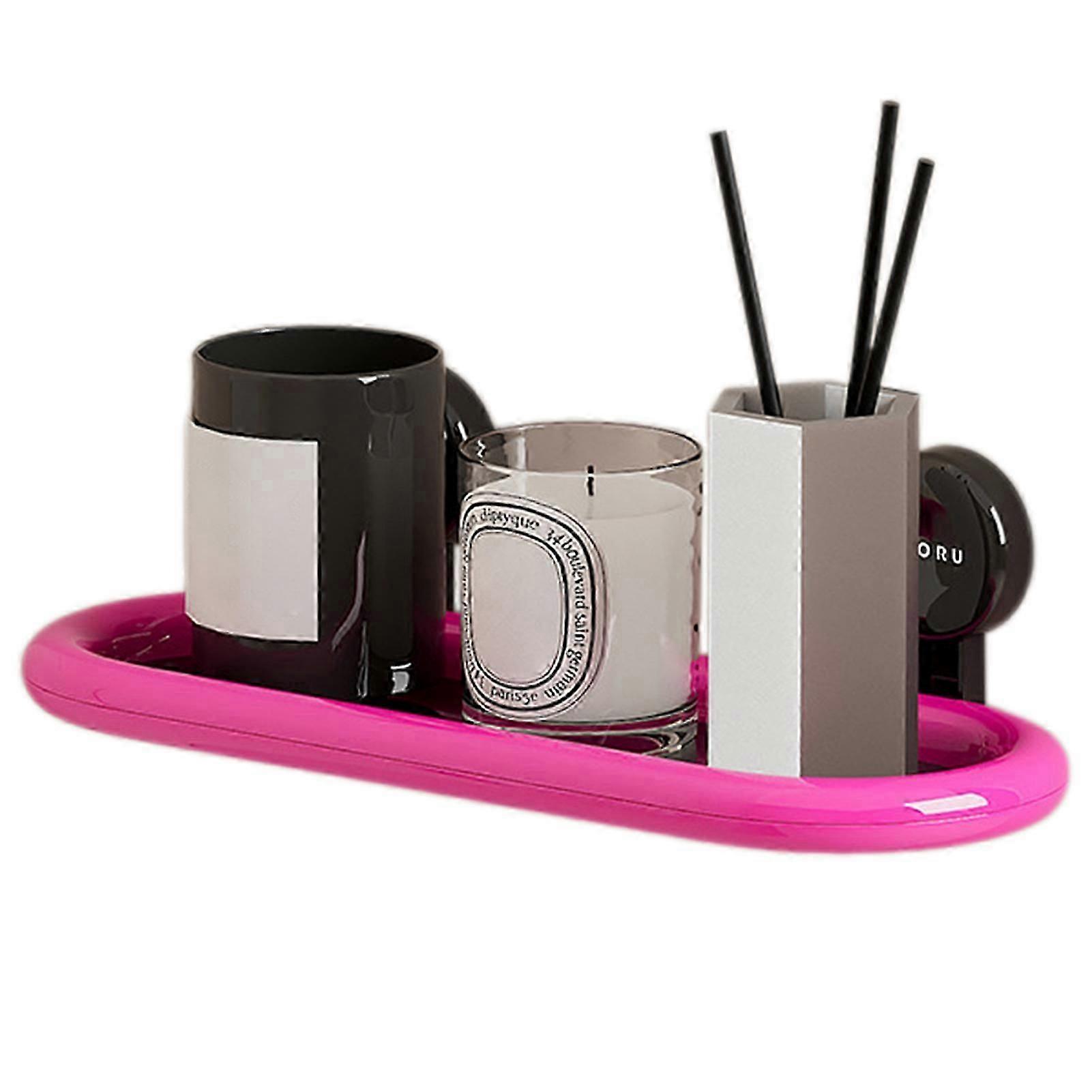 Strong Suction Cup Bath Shelf For Toiletries Space-Saving Versatile Storage for Spa-like Bathroom Retreat