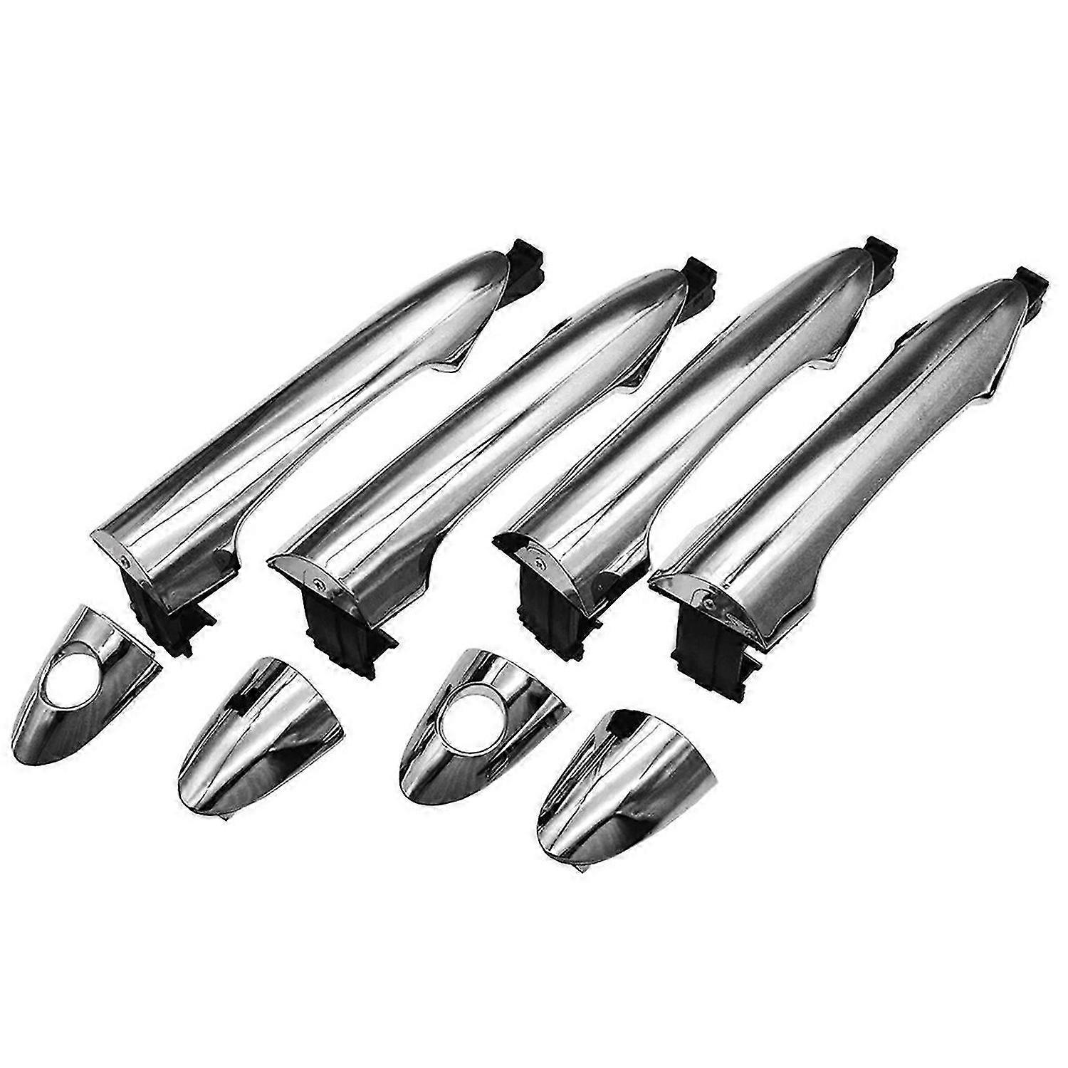 4Pcs Front Rear Outside Left & Right Chrome Door Handle for Picanto 2011-16 836511Y000 836611Y000