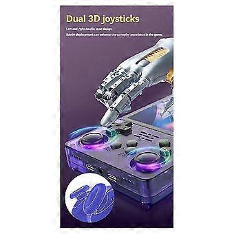 R36S PIUS Handheld Game Console 64GB 4inch IPS Screen Video Game Console Dual 3D Joystick Supports 10+ Simulators F