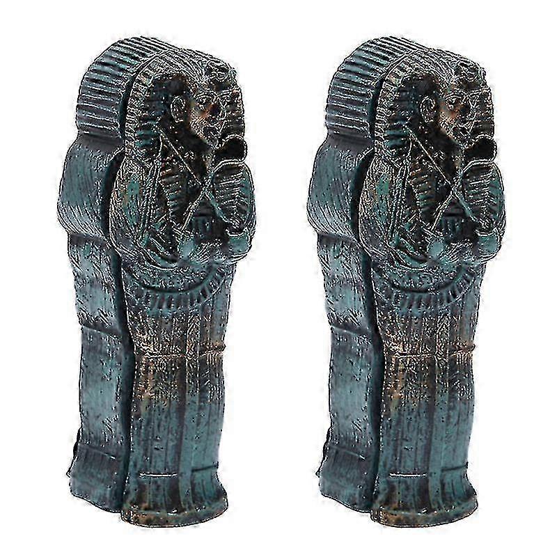2025 2pcs fish tank decorations, Mummies Ornament