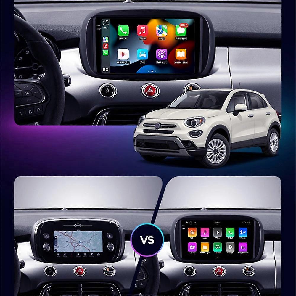 Car Multimedia Player 4G+64G For Fiat 500X 2014 - 2020 CarPlay Android Auto Stereo Radio GPS Navigation Autoradio Bluetooth 2Din Video Touch