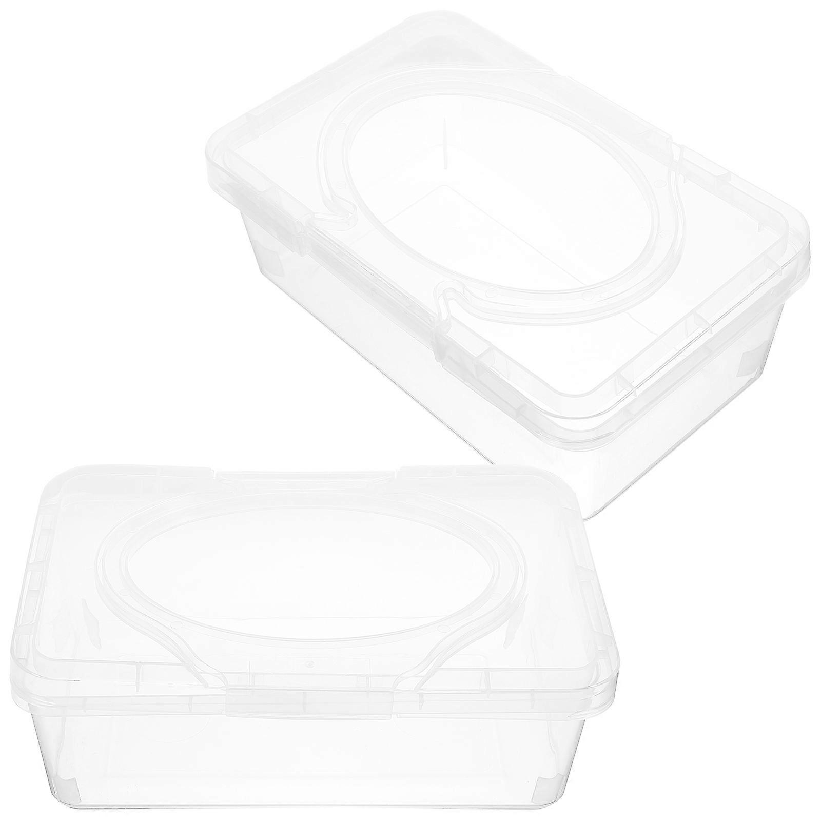 Baby Wipes Box Refillable Storage Container for Storage 4Pcs Pack