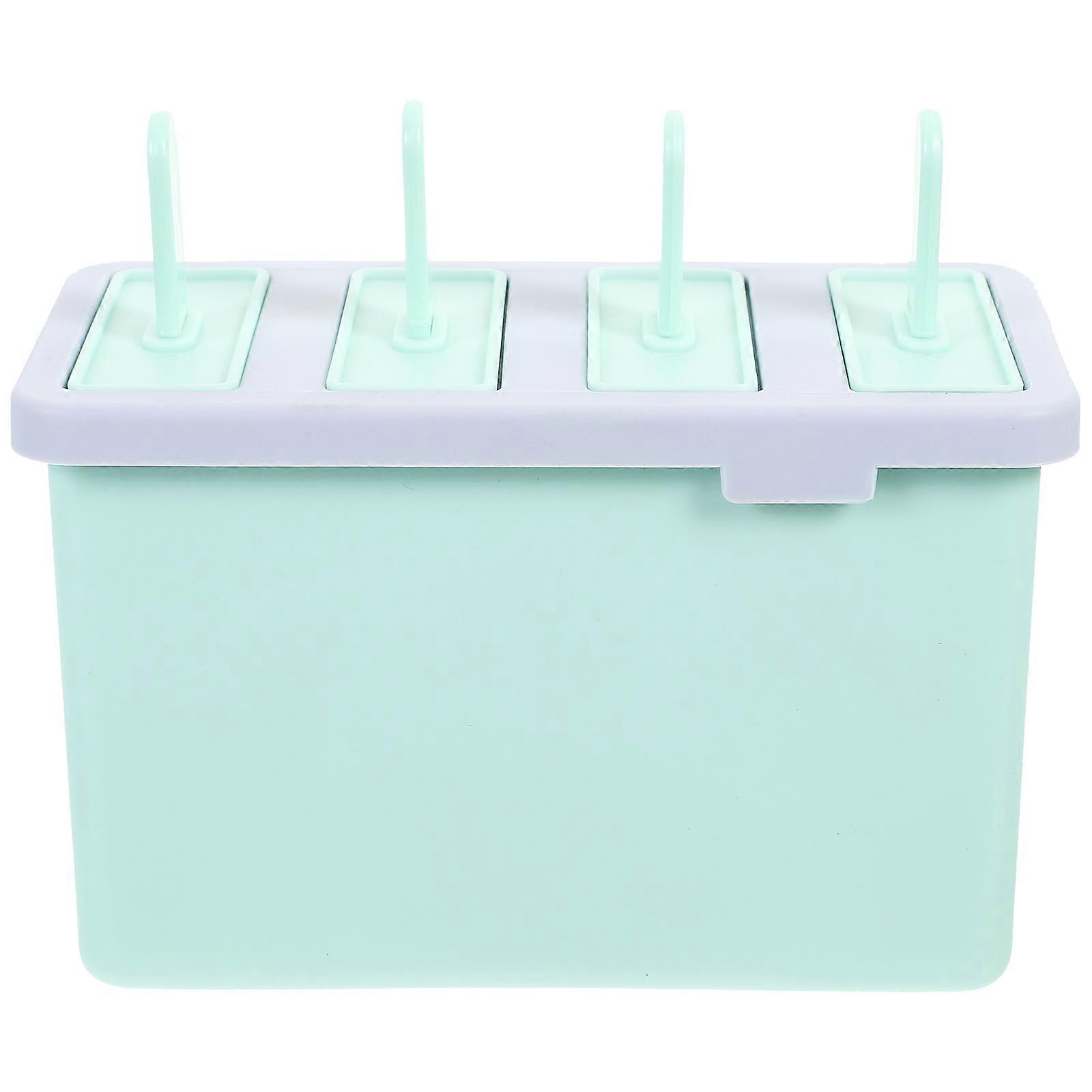 Popsicle Molds Ice Cream Making Tool for Making Ice Cream 4-Cell DIY Set