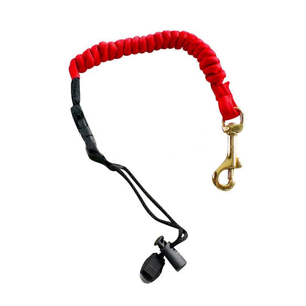 Kayak Paddle Tether Safety Cord Elastic for Canoeing Water Sports with Plastic Buckle 1Pcs
