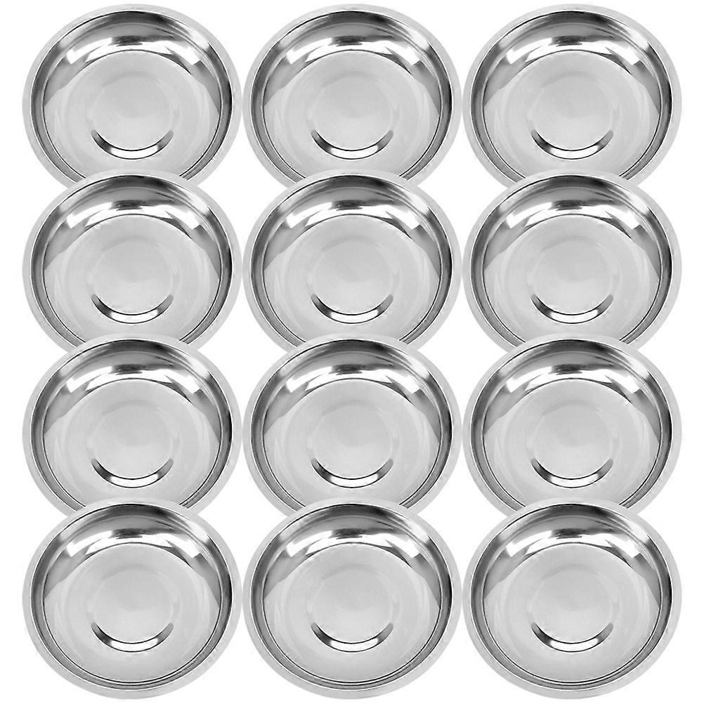 Stainless Steel Bowls Sauce Dishes for Home Use 12Pcs Set