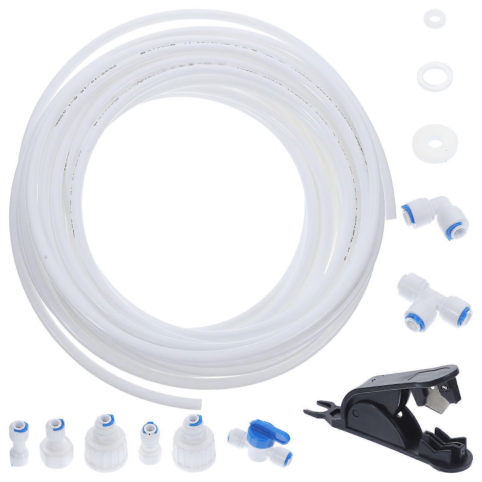 Water Line for Refrigerator Ice Maker Reliable Kit with 4Sets Quick Connectors