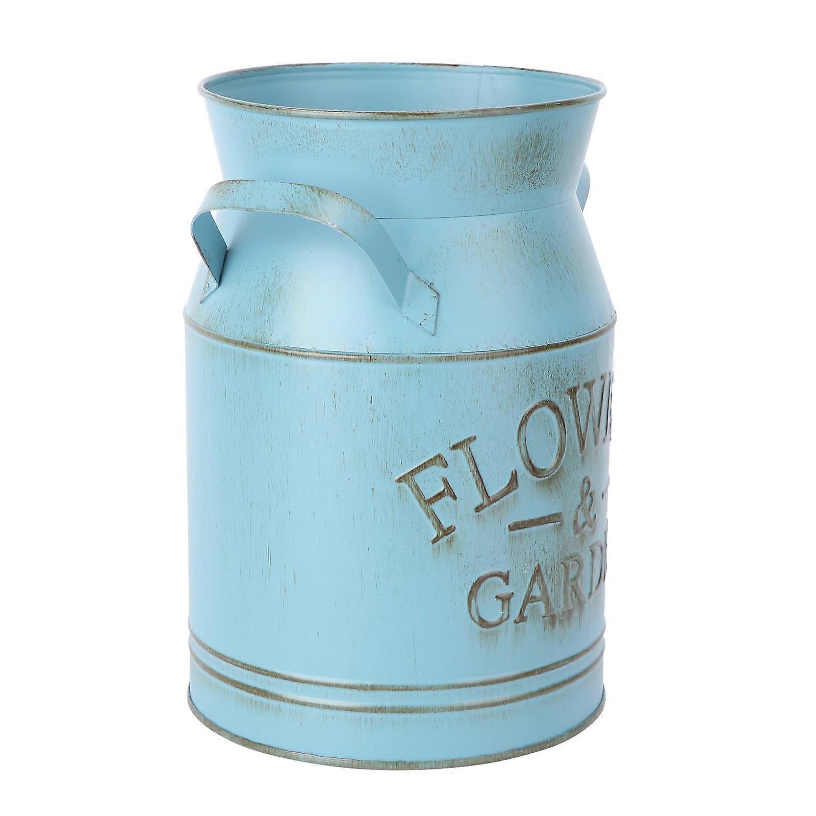 Rustic Metal Flower Vase for Flower Arrangement Vase Holder Centerpiece