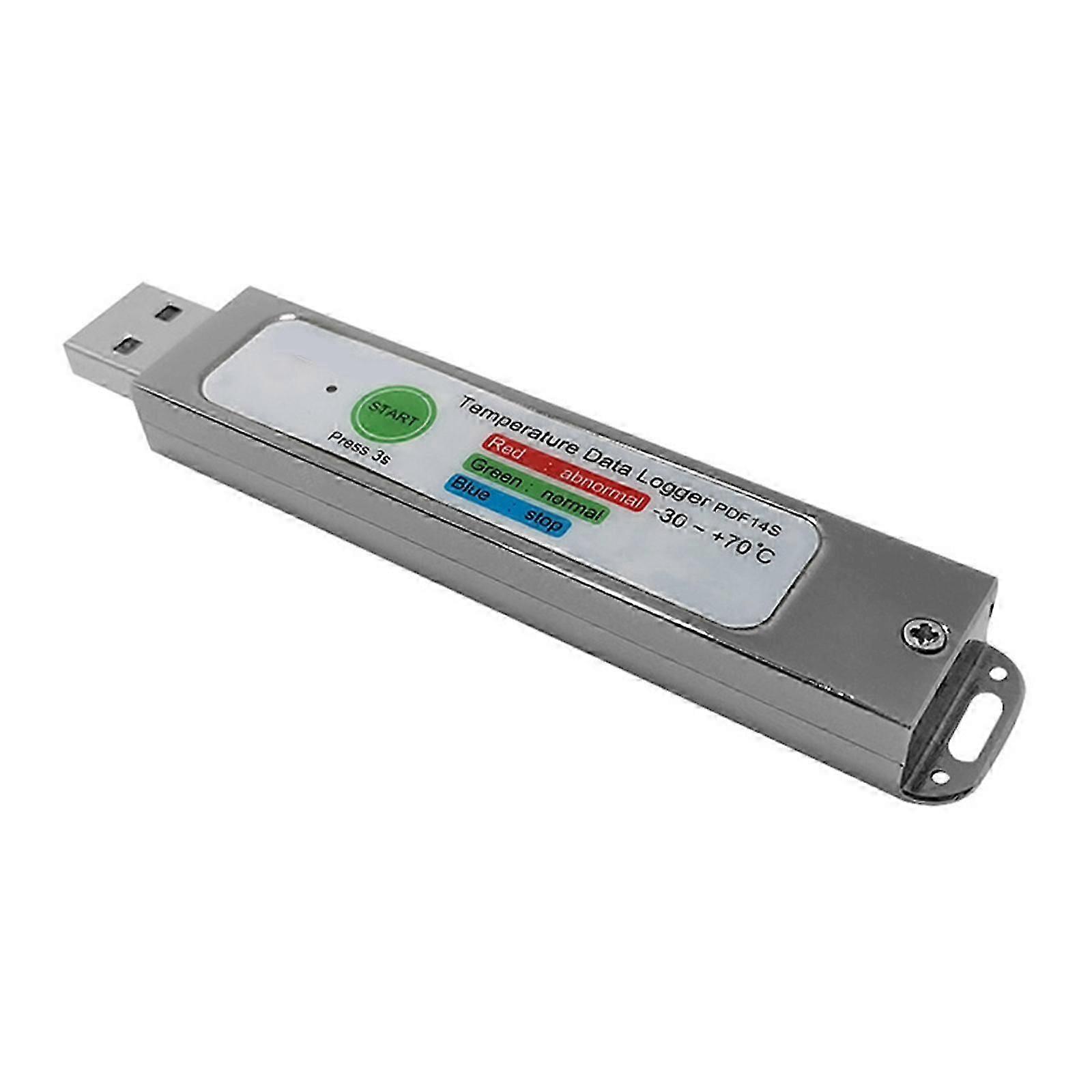 Recorder for Cold Chain Food Storage PDF Temperature 8640 Points Temperature Recorder PDF Report Reusable