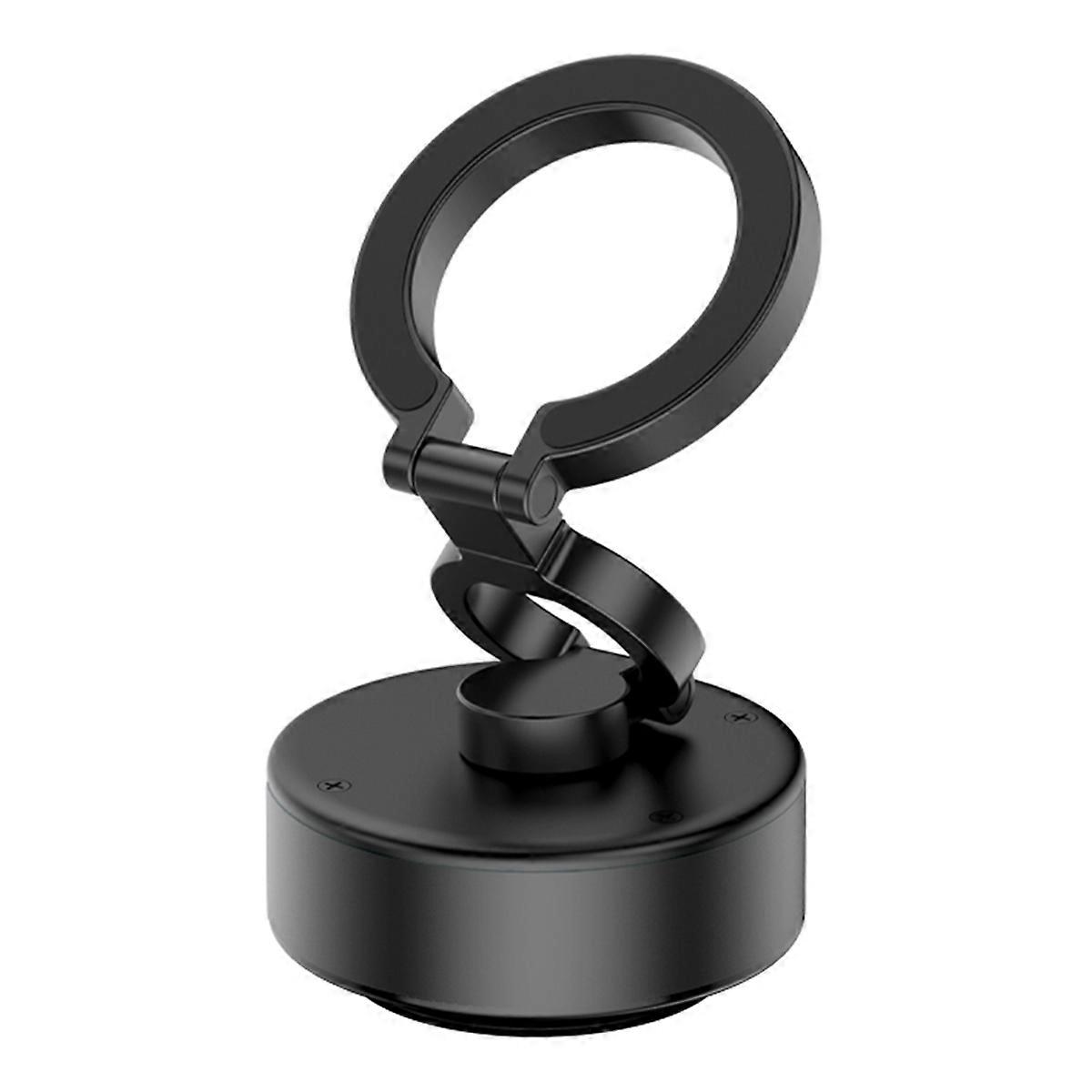 Intelligent Car Mount Vacuum Adsorption Stable Mount Black
