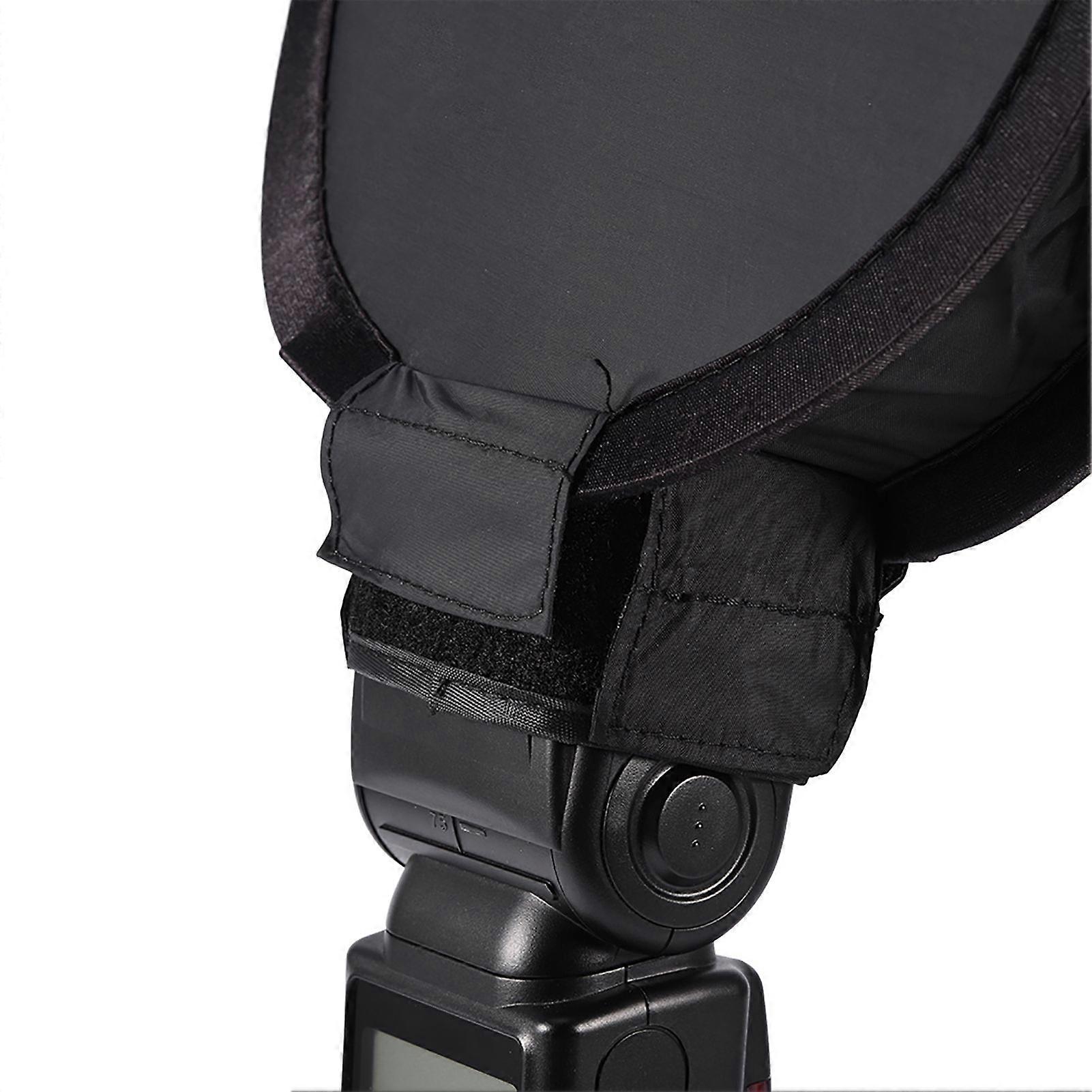 Mini Portable Round Beauty Dish Speedlite Flash Diffuser Softbox (30cm)