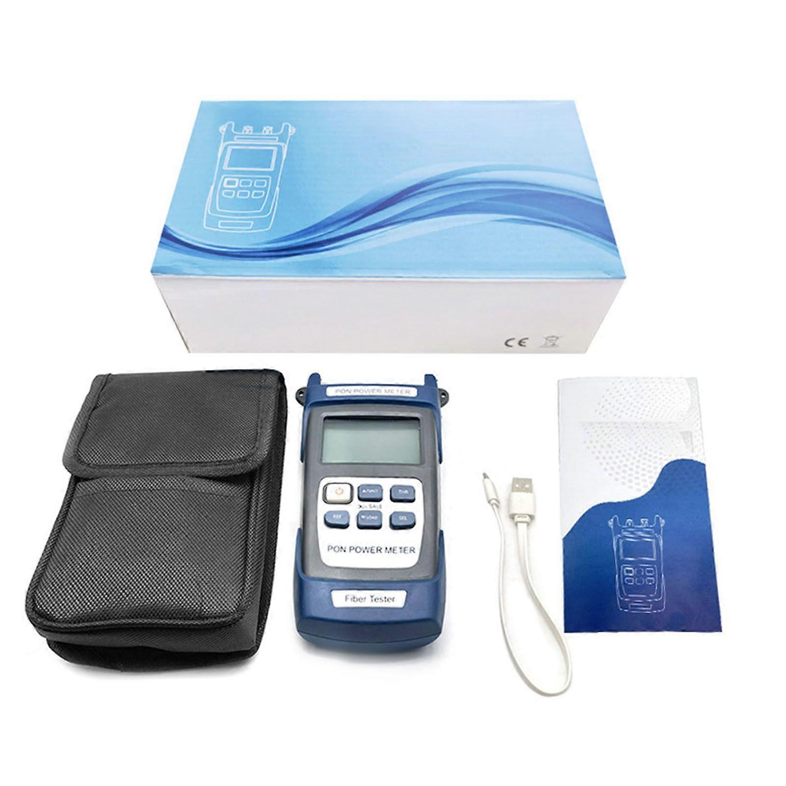 Optical Power Meter Handheld Fiber Optic Test Tool Kit Network Scanner Splitter Port Checker Detection Equipment