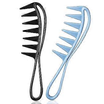 2 prothèses larges Salon Grands peignes d’apprentissage Kamm peigne à dents larges avec poignée cadeau