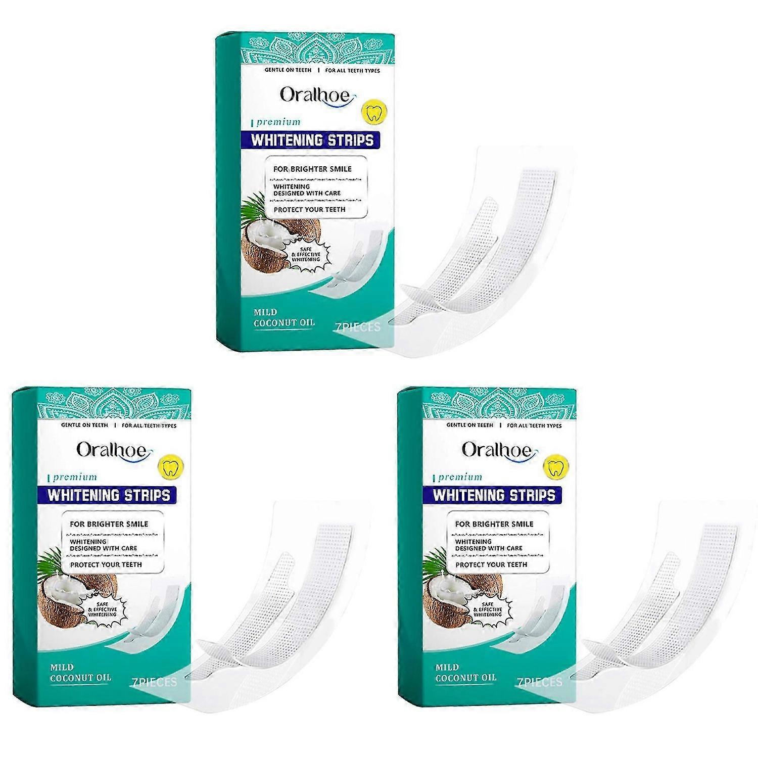 Premium Teeth Whitening Strips, Advanced Teeth Whitener Strips for Brighter Smile, 7 Days Treatment