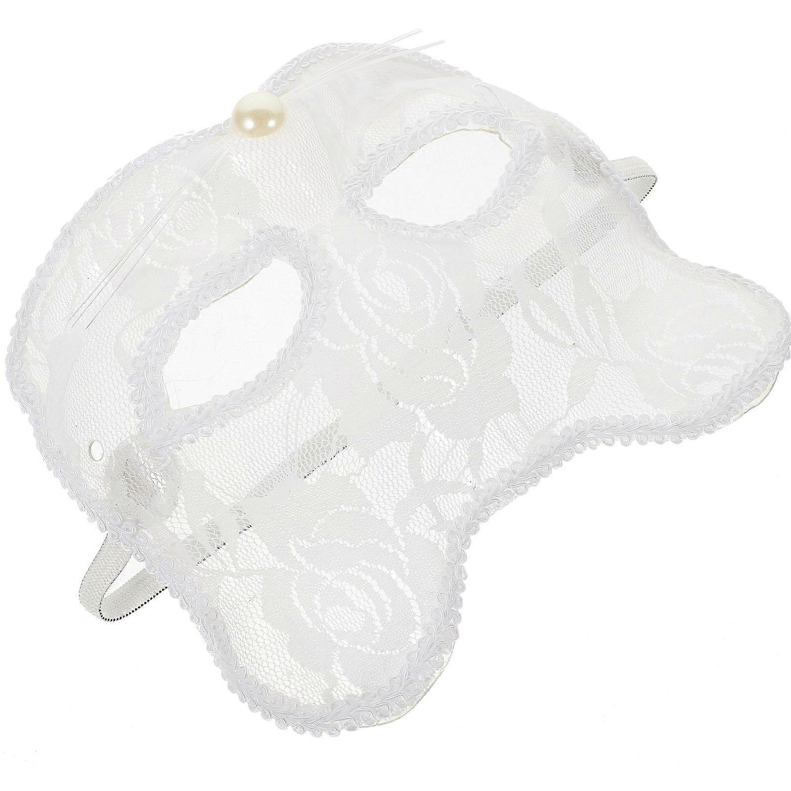 Halloween Mask Plastic Cat Half Masquerade 2Pcs