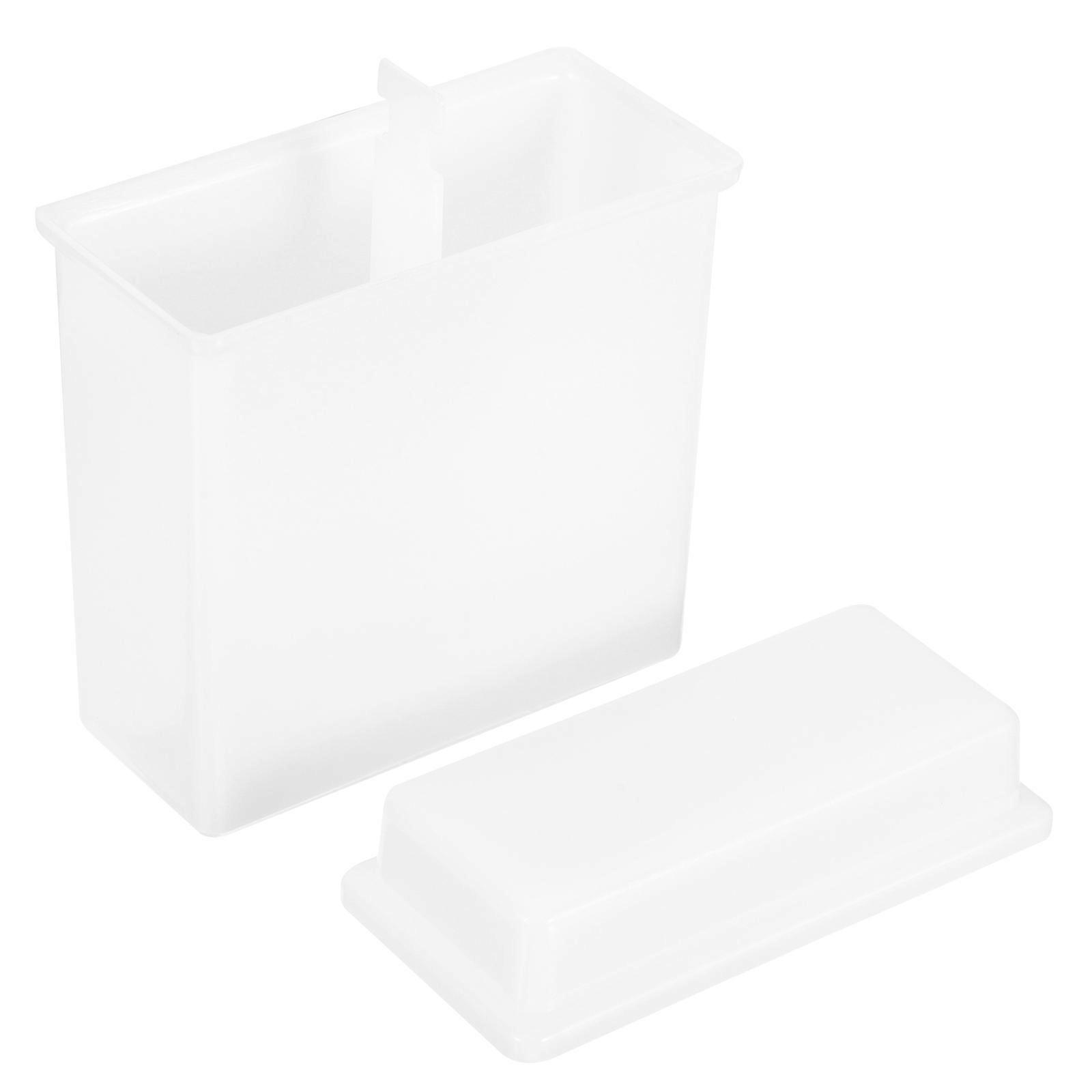 1 Set Laboratory Microscope Slides Staining Rack Plastic Slides Staining Jar Storage Slides Rack