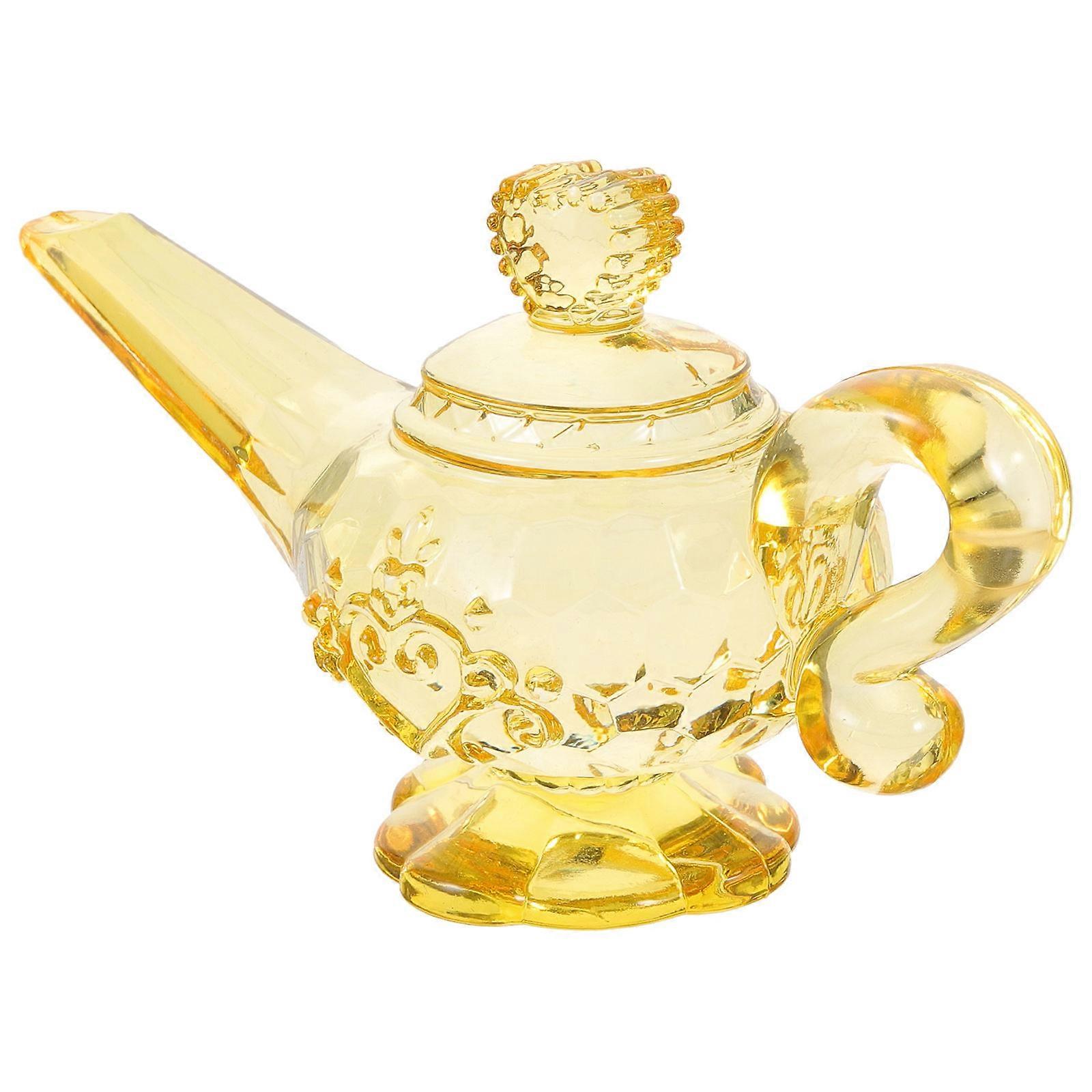 Acrylic Yellow Themed Lamp Decor for Party Decoration 4Pcs Small Gift Lamp
