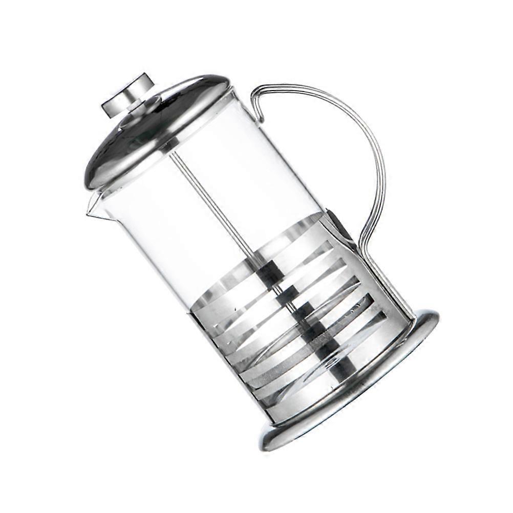 Multi-use Strainer 2Pcs Tea Container Perfect For Gift Giving 600ml Cylindrical Silver Pot