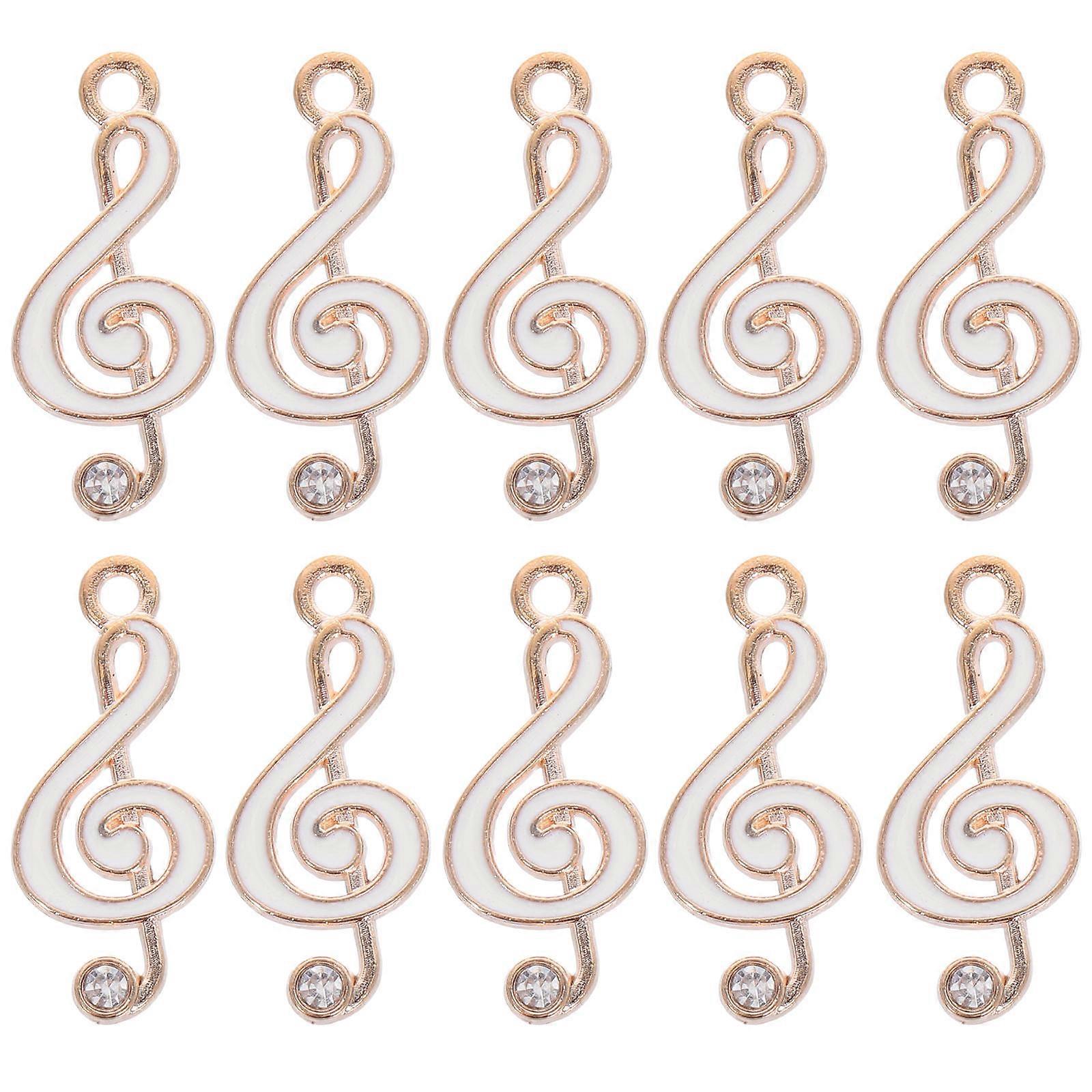 40 Pcs Music Symbol Charms Metal Charms For Jewelry Making Designed For DIY Projects Perfect For Music Lovers And Craft Enthusiasts