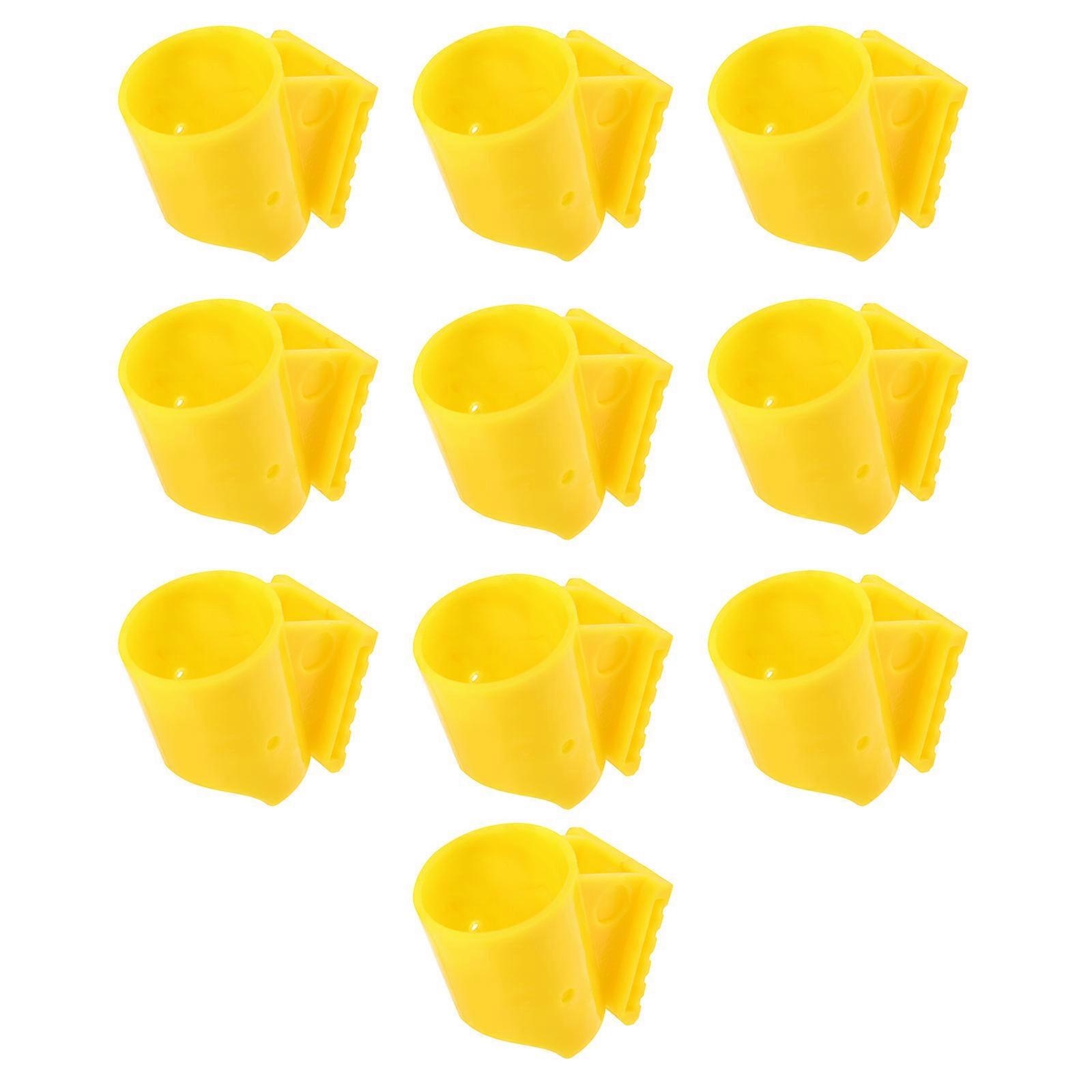 Tree Support Sleeve 10Pcs Crafted For Tree Transplanting By Gardeners In Yellow Color Provides Sunscreen And Anti-freezing Features