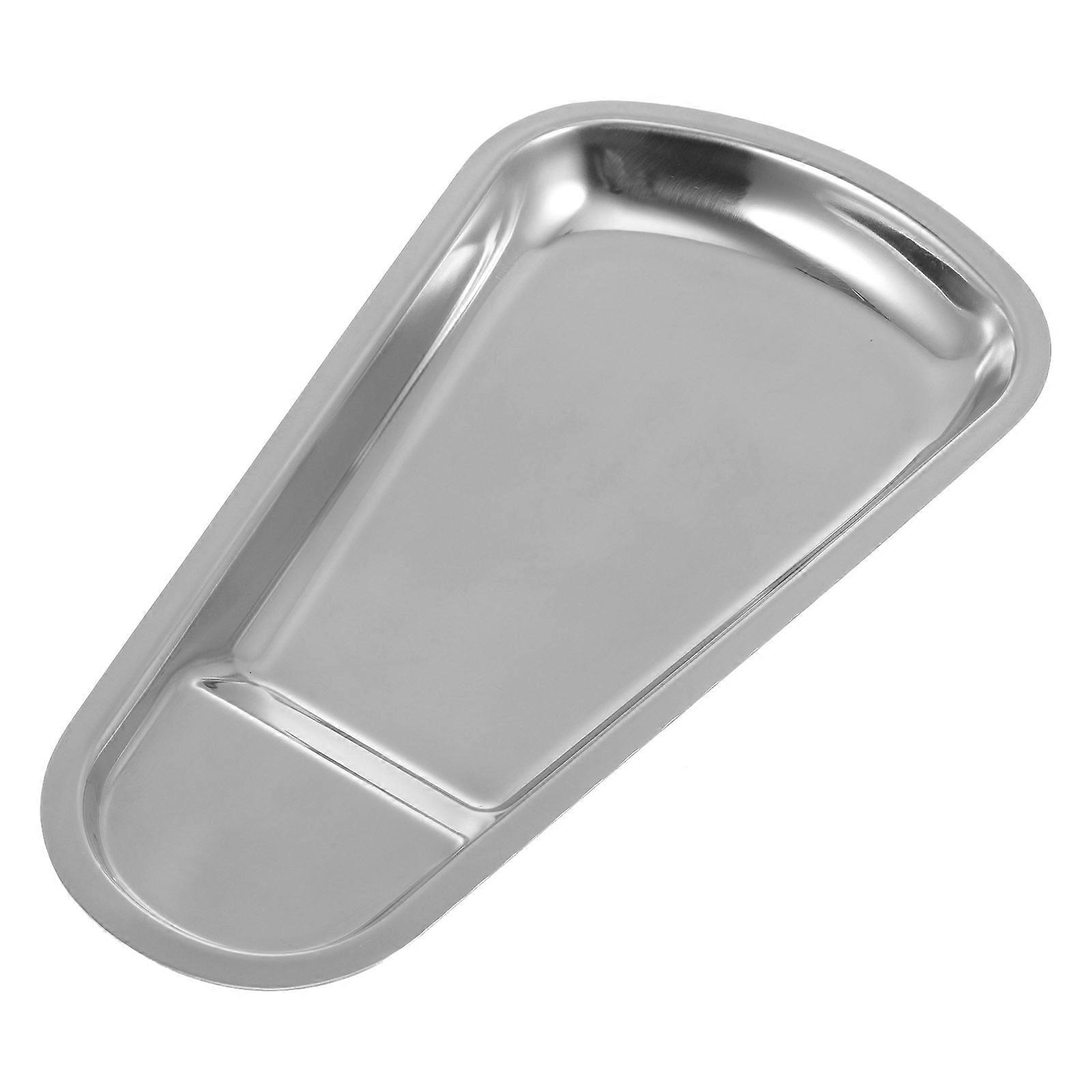 Stainless Steel Serving Platter 1Pc Perfect Kitchen Assistant For Restaurant And Home Use Sleek Design With Functional Style