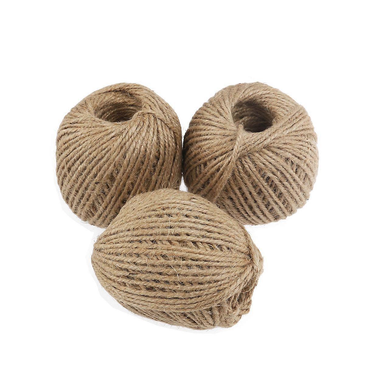 Natural Jute Color for Crafting 6 Rolls Set