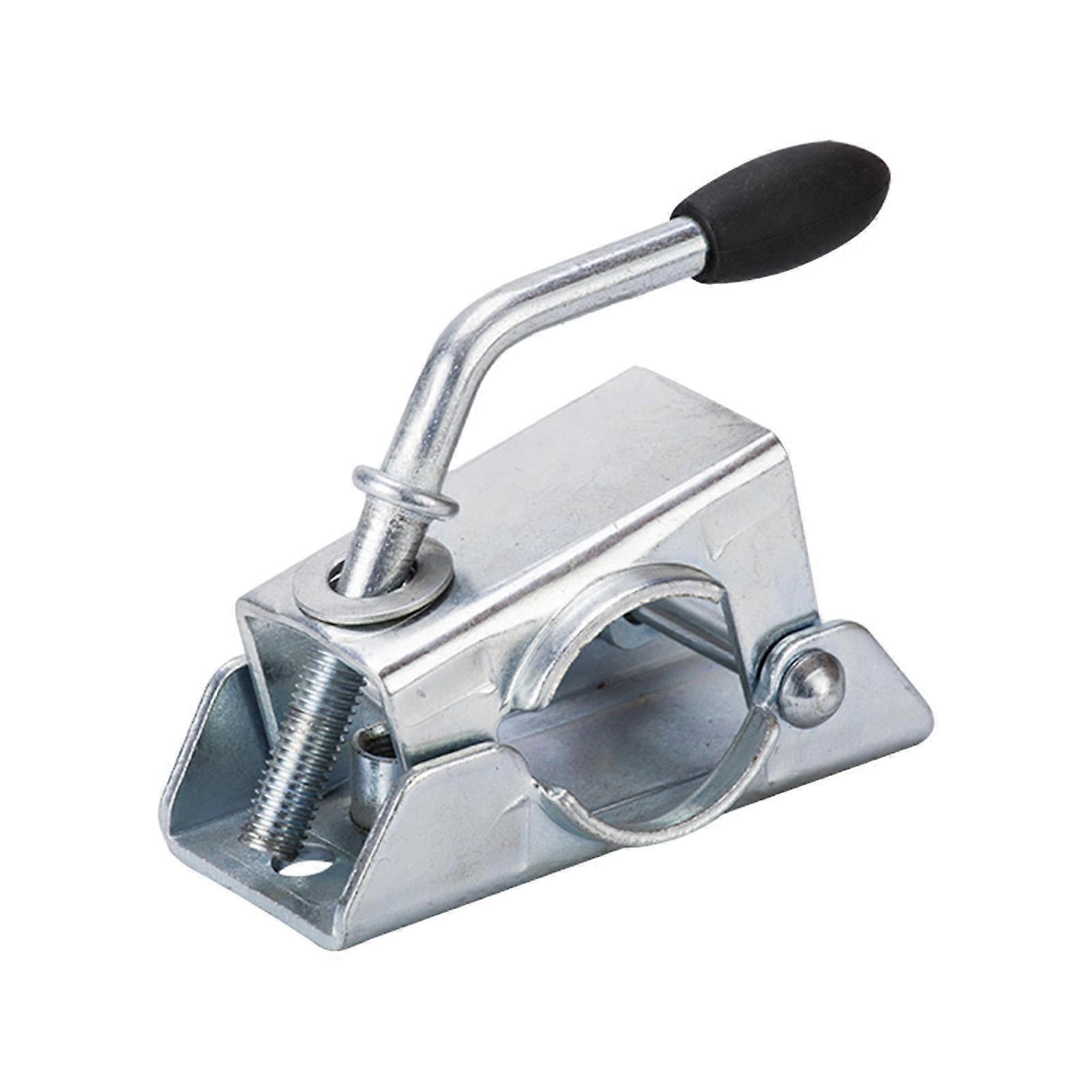 Trailer Wheel Split Clamp with Handle Sturdy Replacement Jockey Wheel Holder