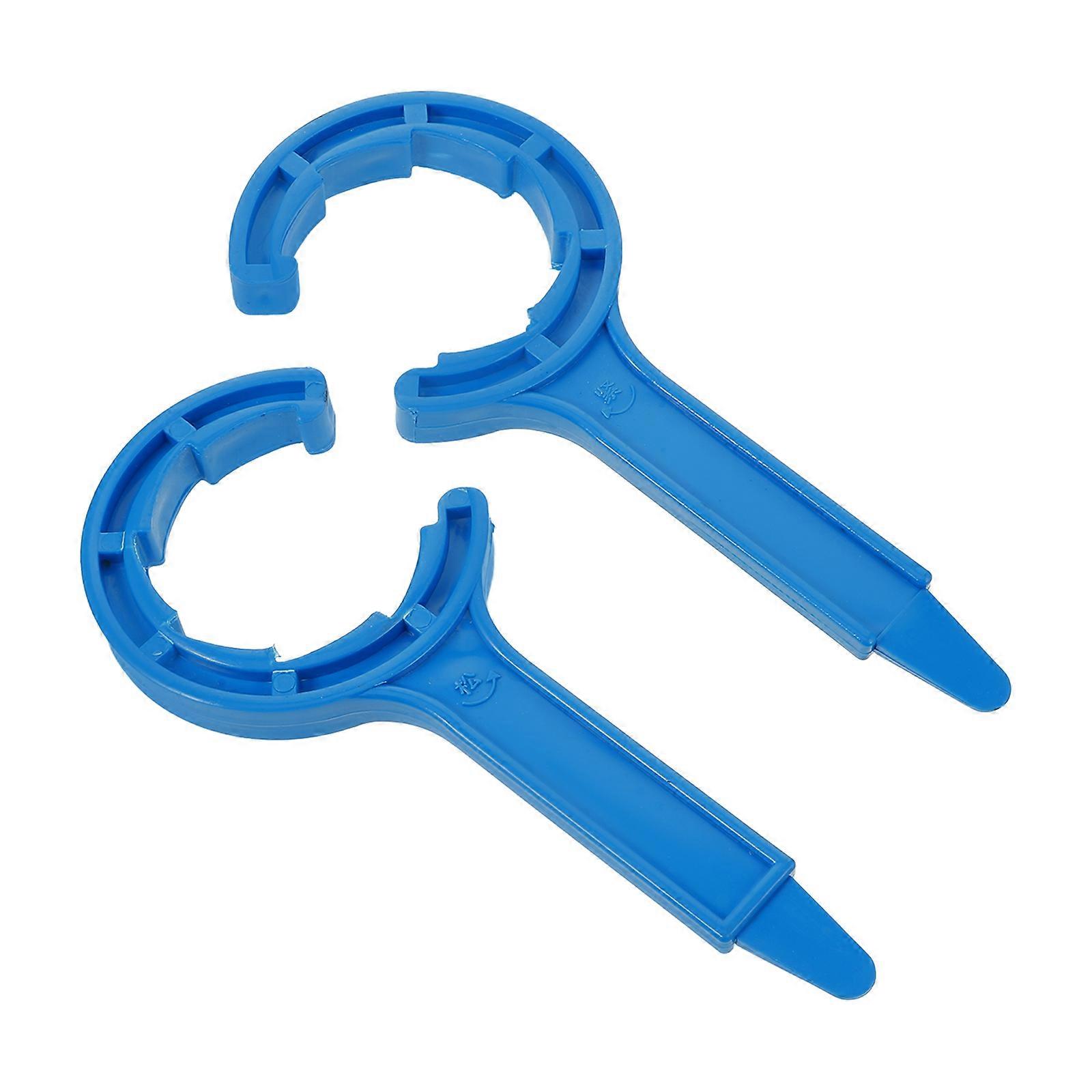 2Pcs Blue Bucket Lid Opener Tool for Opening Manual Plastic Wrench