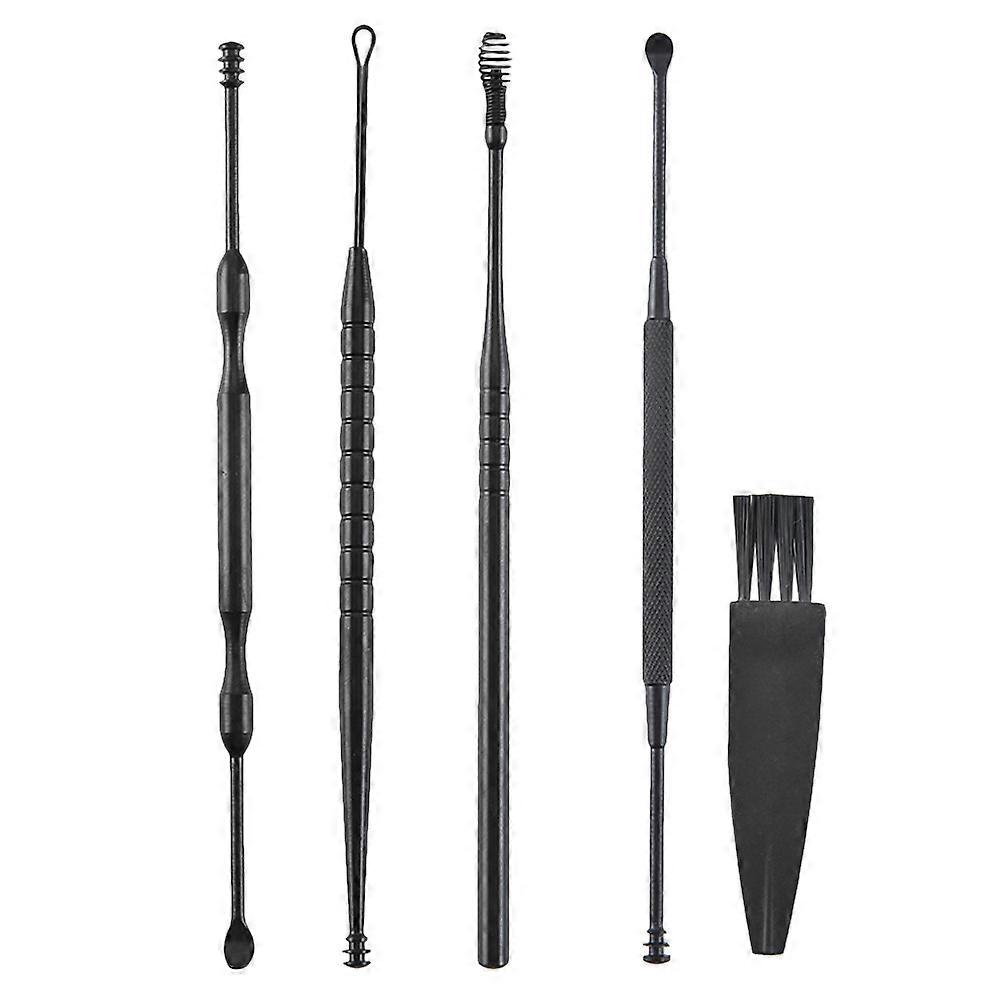 Ear Scoop Cleaner Black for Use 2Sets