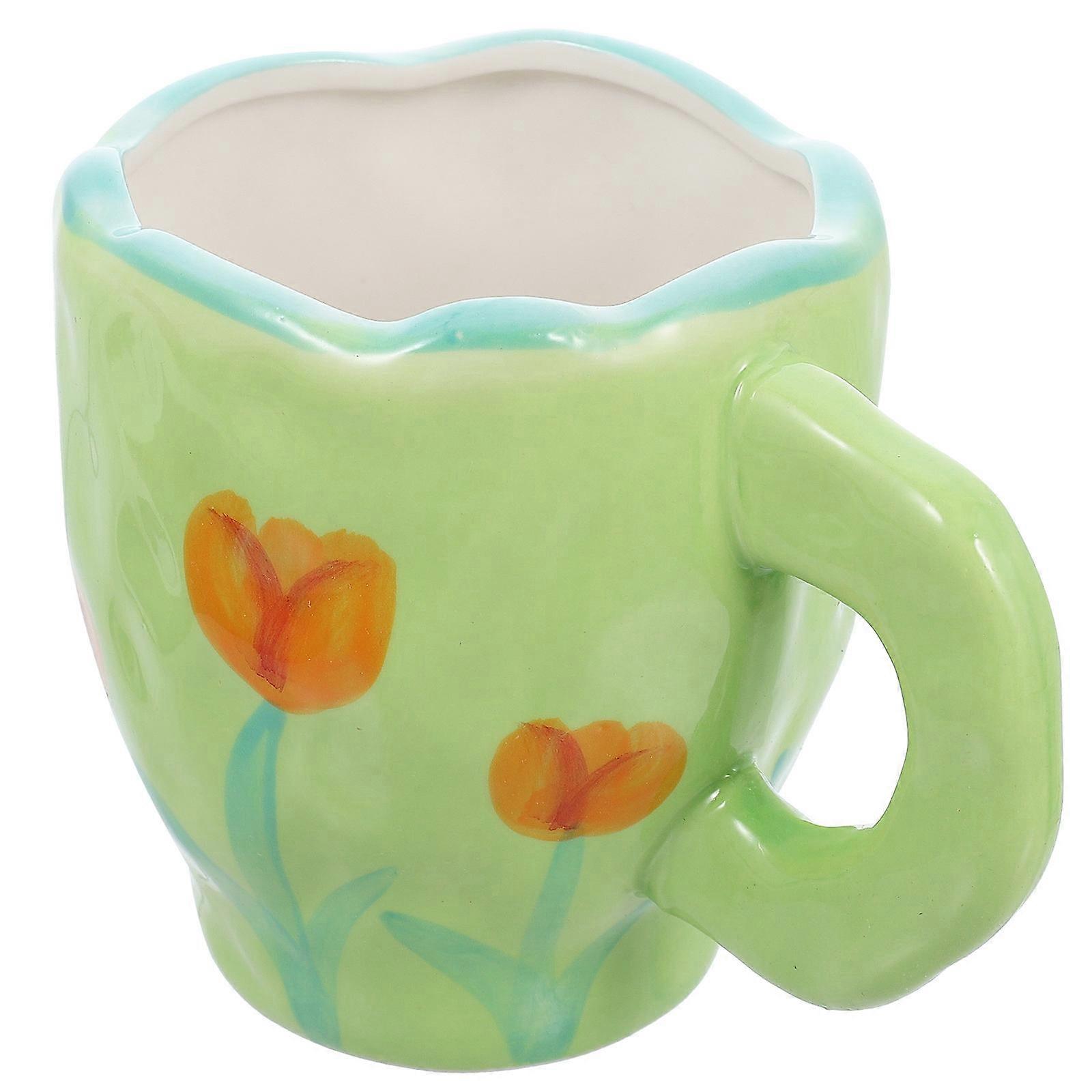 Ceramic Lovely Mug for Drinking Coffee 3Pcs Small Coffee Cups Set