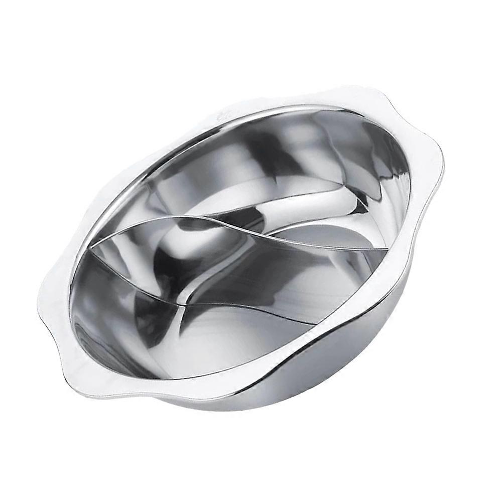 Multi-Use Hot Pot Stainless Steel Cookware Perfect for Restaurant Use 28cm Dual Pot Design Non-Stick Feature 1Set