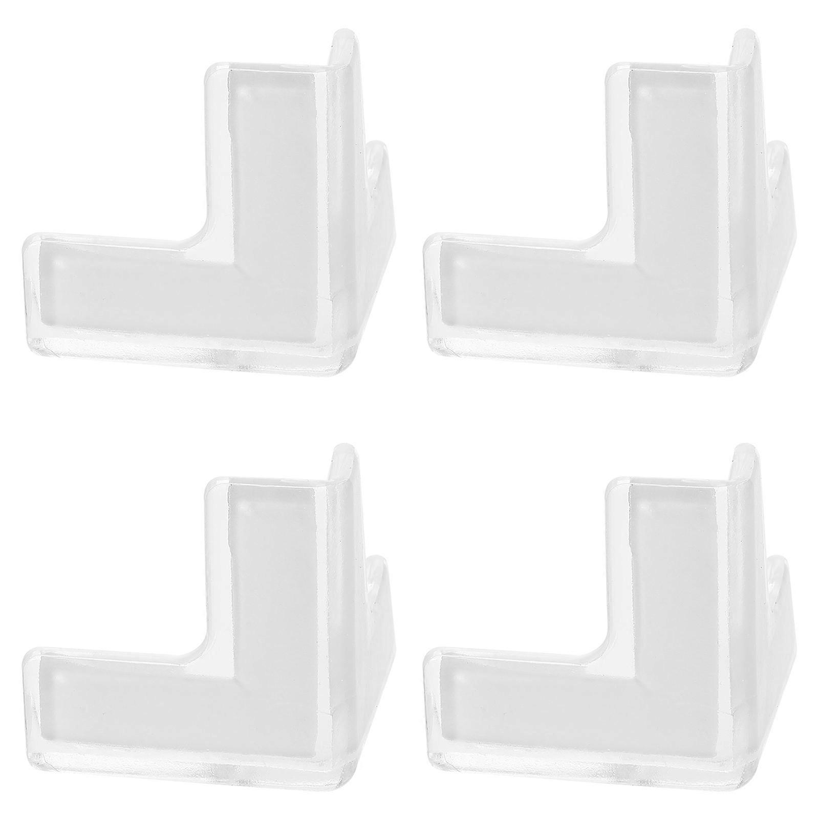 Furniture Corner Guards for Child Safety 4Pcs Clear Transparent Edge Protectors