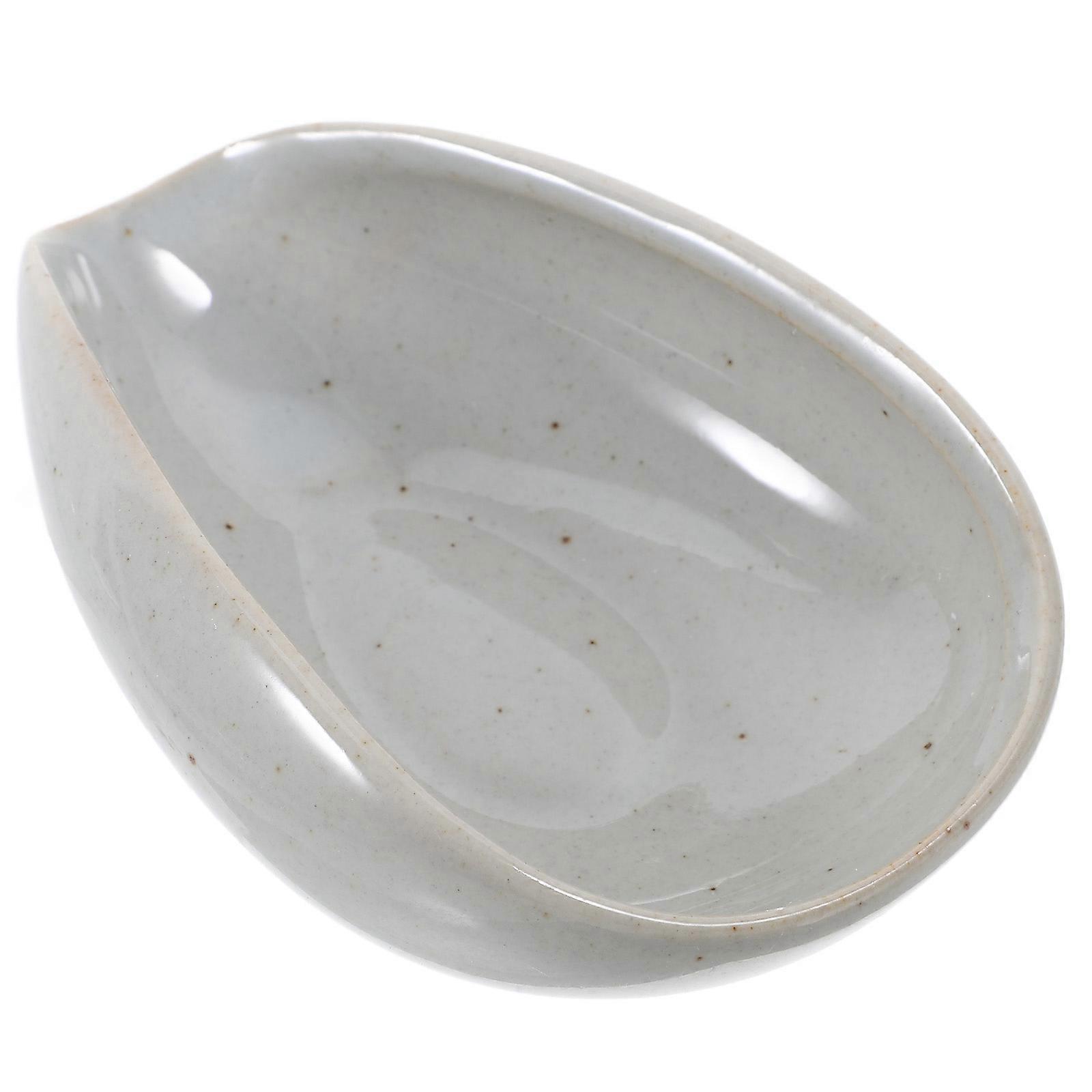 Coffee Beans Dosing Cup Ceramic Tray for Brewing Control 2Pcs