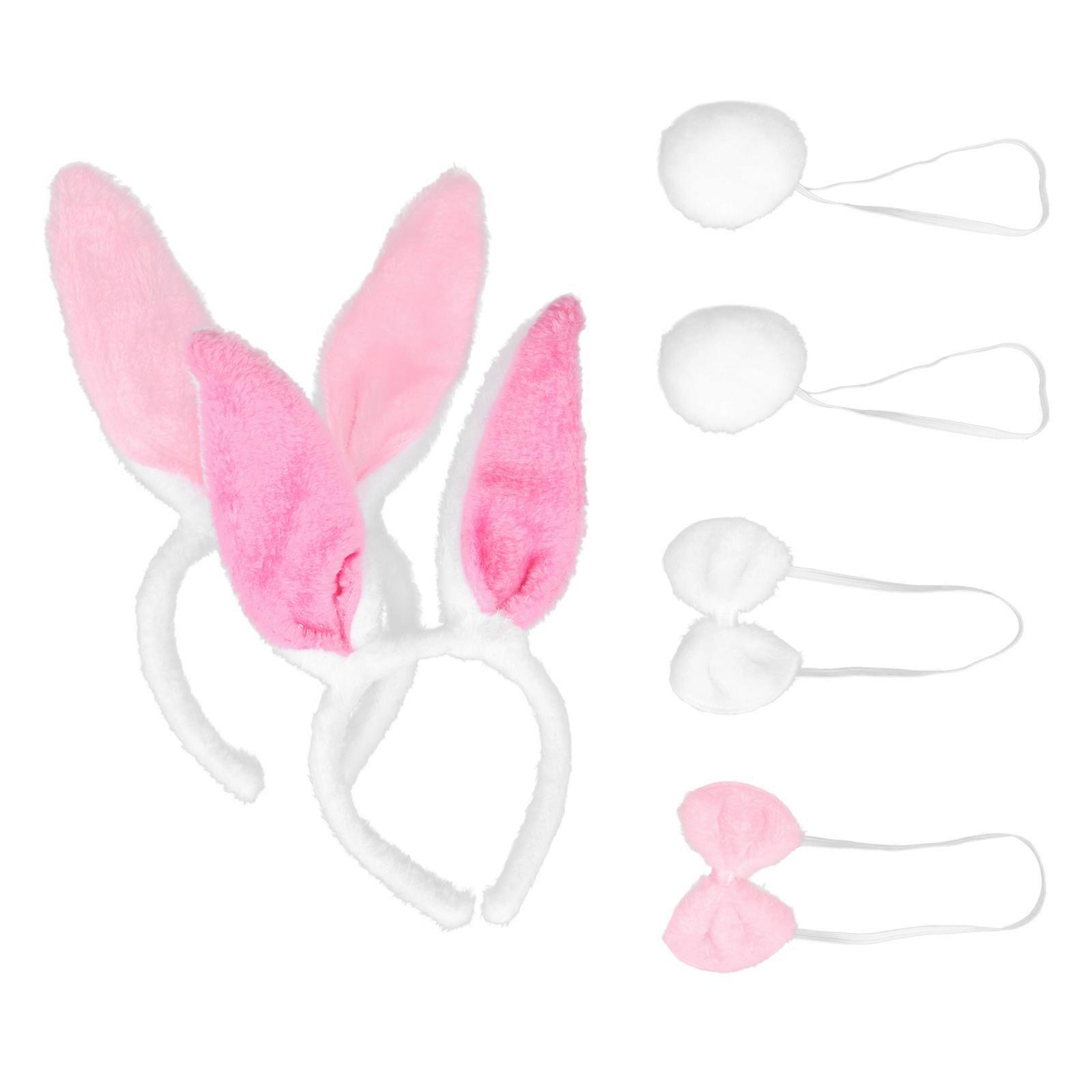 Cosplay Accessory Decorative Rabbit Ears Bunny Set for Festival 6Sets